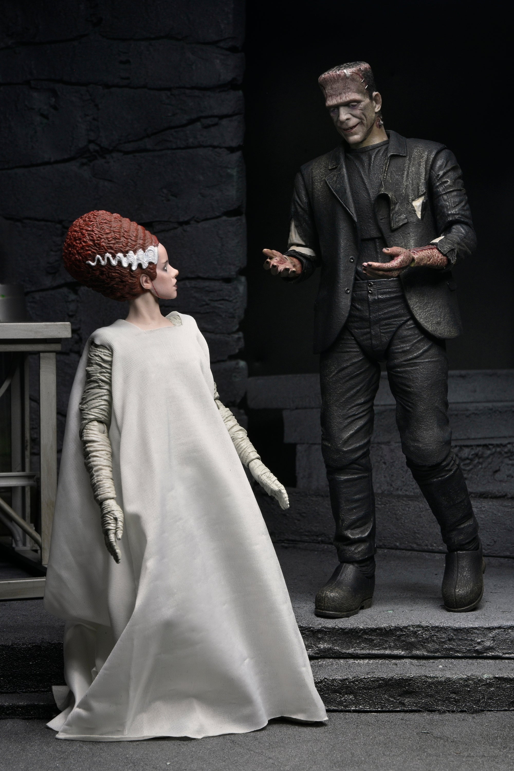 Universal Monsters - The Bride of Frankenstein 90th Anniversary The Monster and His Mate 7” Scale Action Figure 2-Pack - NECA