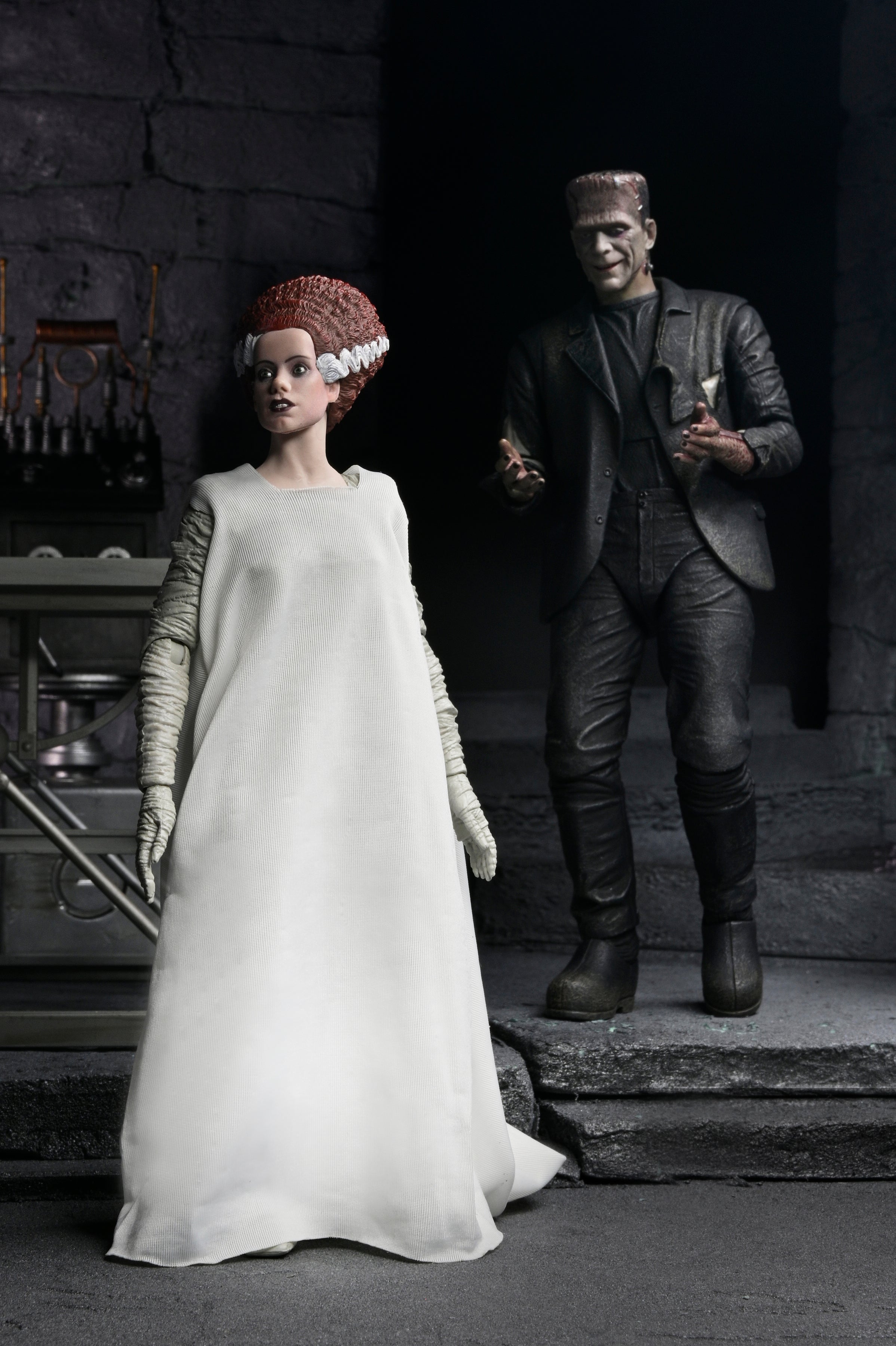 Universal Monsters - The Bride of Frankenstein 90th Anniversary The Monster and His Mate 7” Scale Action Figure 2-Pack - NECA