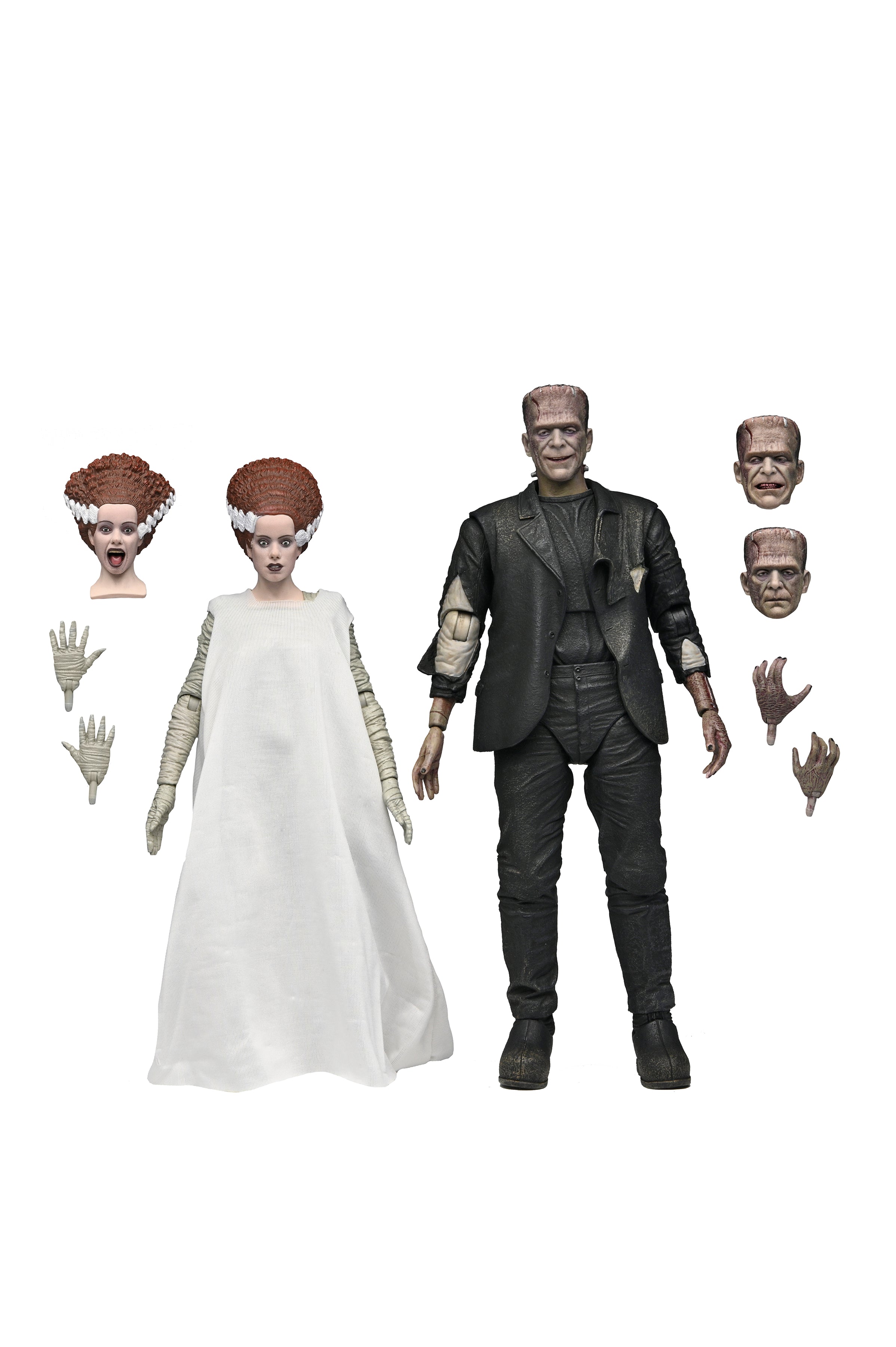 Universal Monsters - The Bride of Frankenstein 90th Anniversary The Monster and His Mate 7” Scale Action Figure 2-Pack - NECA