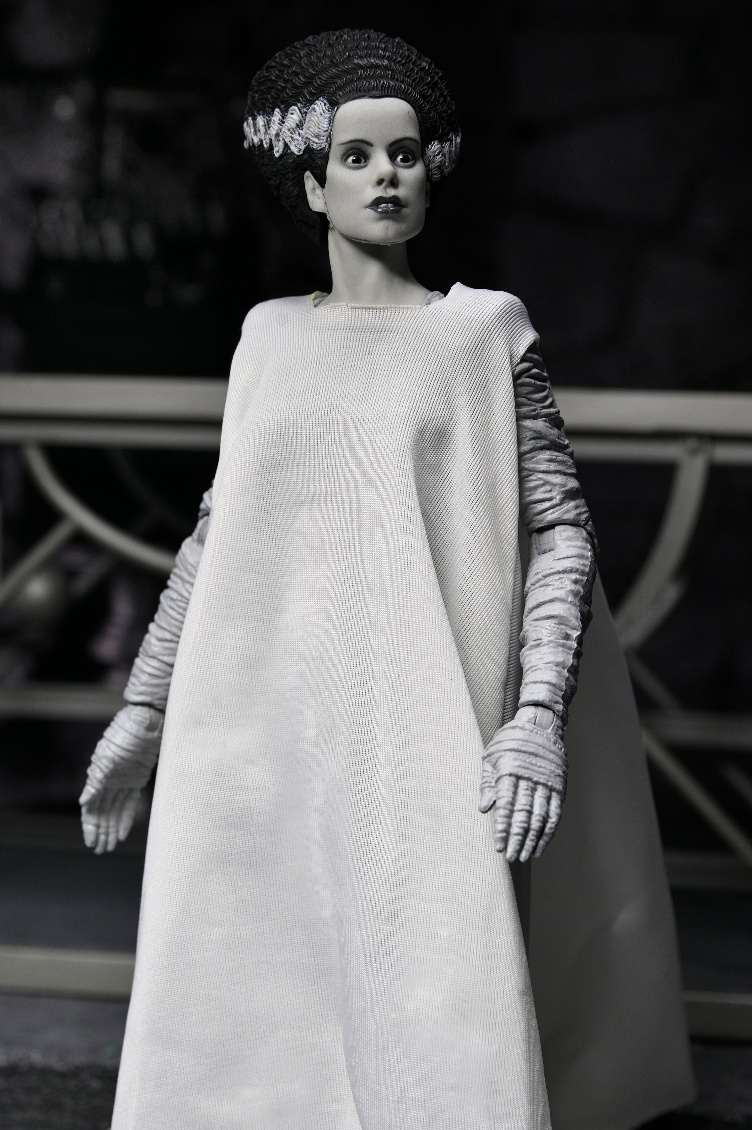 Universal Monsters - The Bride of Frankenstein 90th Anniversary The Monster and His Mate 7" Scale Action Figure 2-Pack (Black & White) on the NECA Store