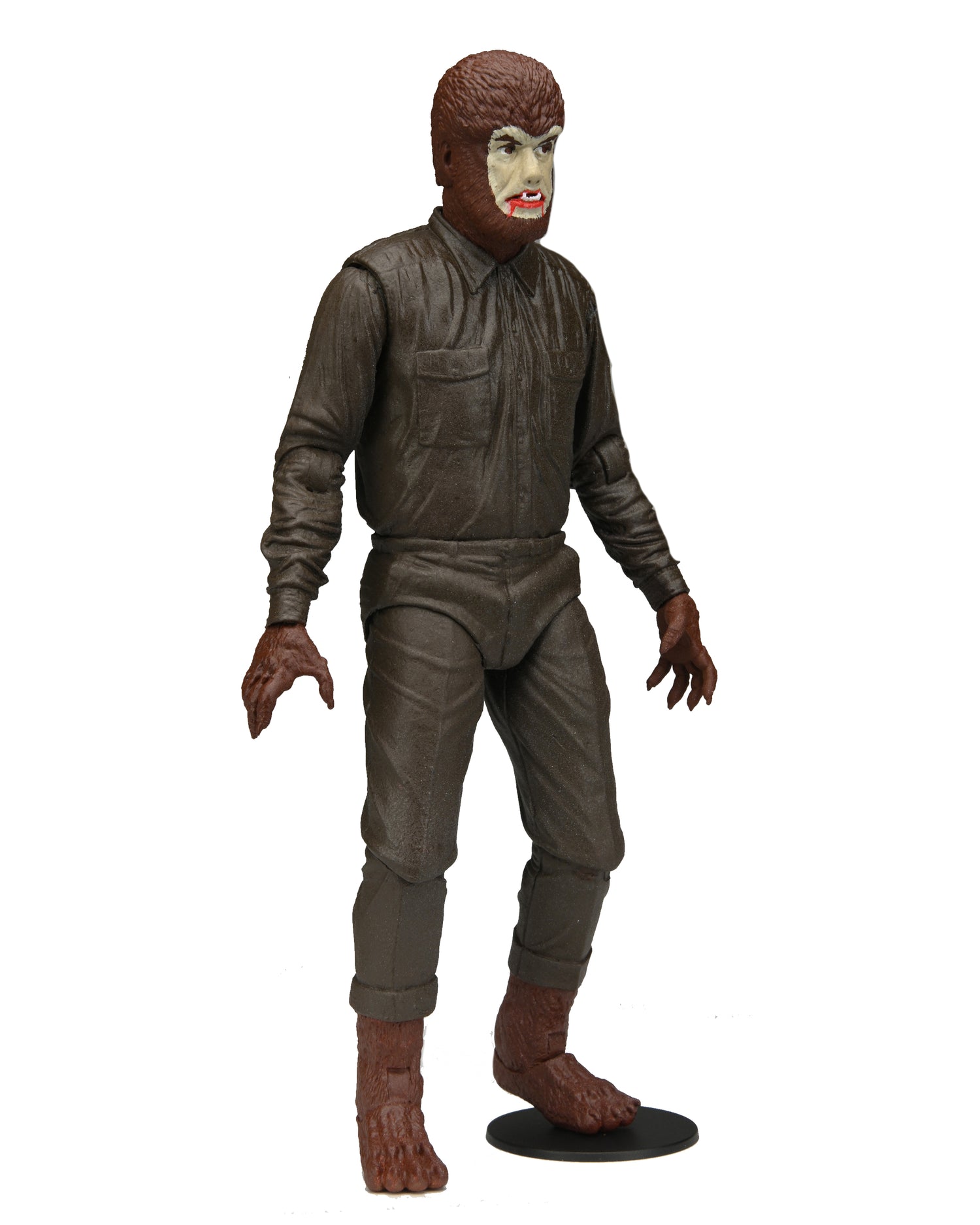 Universal Monsters - Glow-in-the-Dark Retro Wolf Man 7" Scale Action Figure - NECA