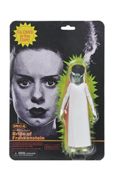 Universal Monsters - 90th Anniversary Glow-in-the-Dark Retro Bride of Frankenstein 7” Scale Action Figure (2025 Con Exclusive) - NECA