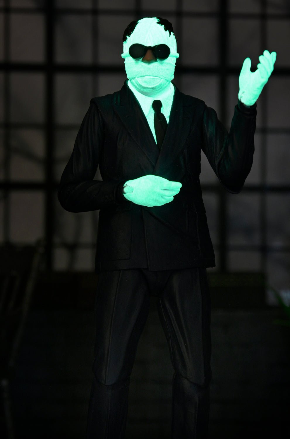 monsters inc invisible guy Universal Monsters – Glow-in-the-Dark Retro Invisible Man 7” Scale Act – NECA