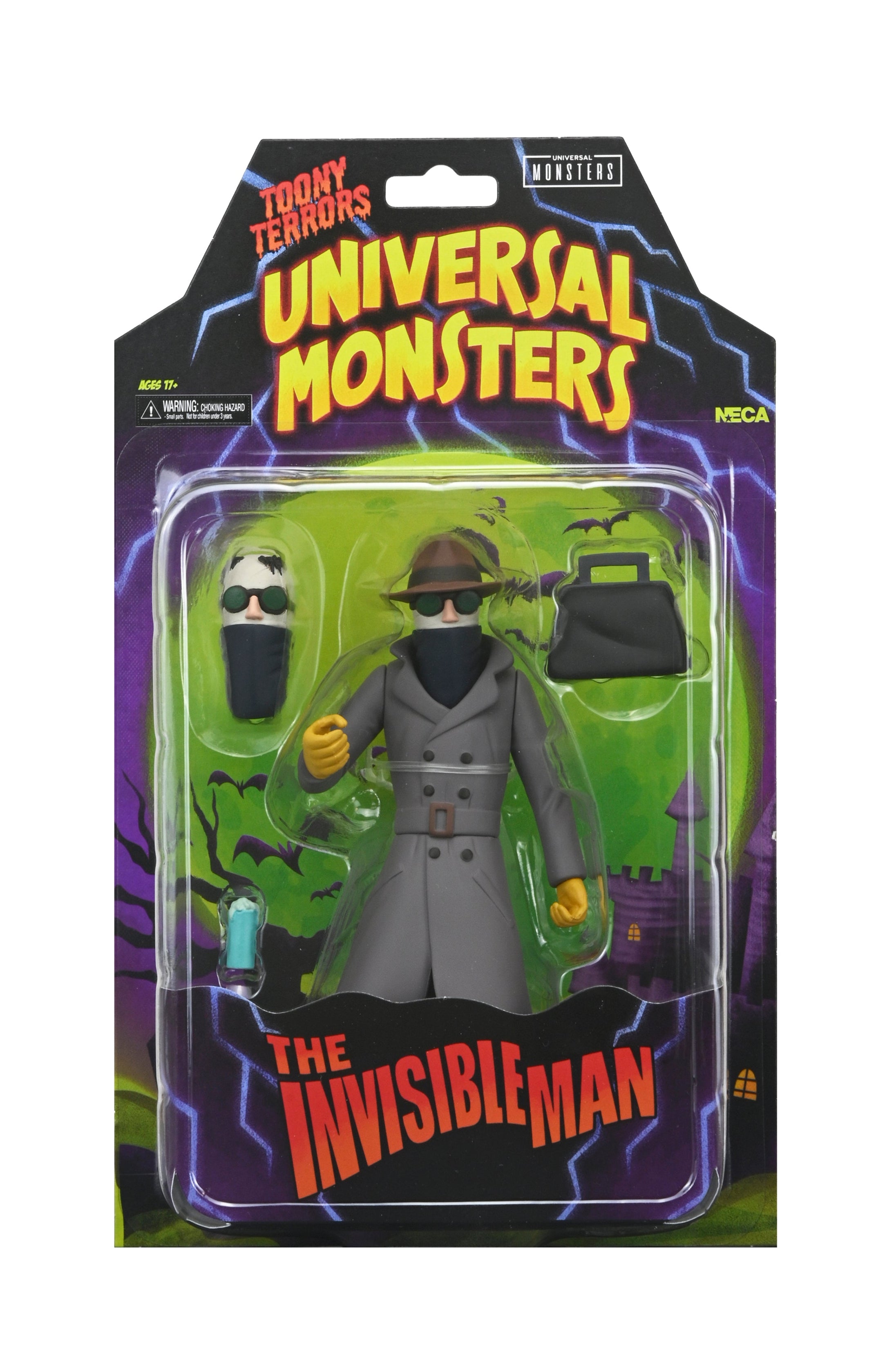 Universal Monsters - Toony Terrors Invisible Man 6” Scale Action Figure (Series 12) - NECA