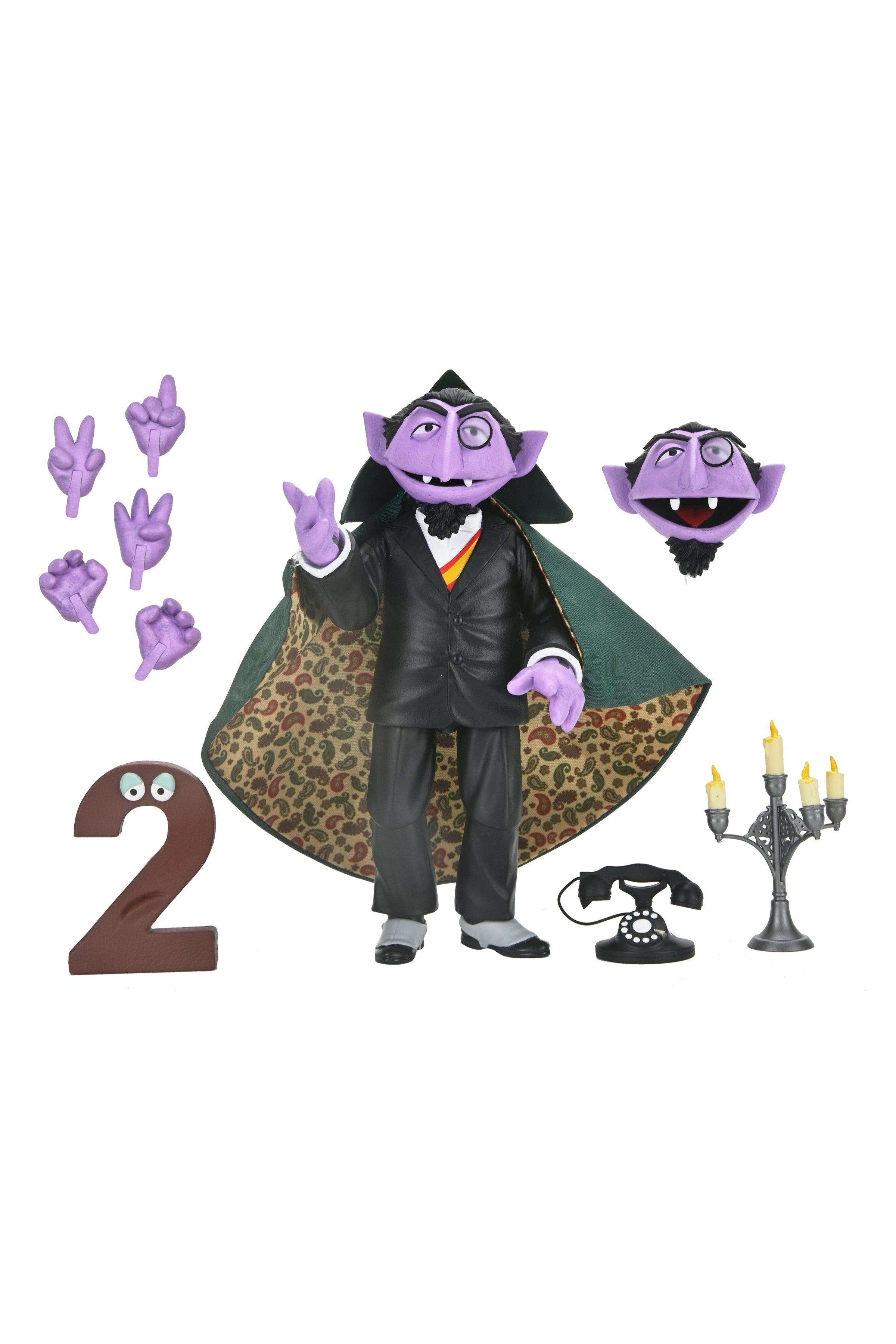 Sesame Street - Ultimate The Count 7” Scale Action Figure - NECA