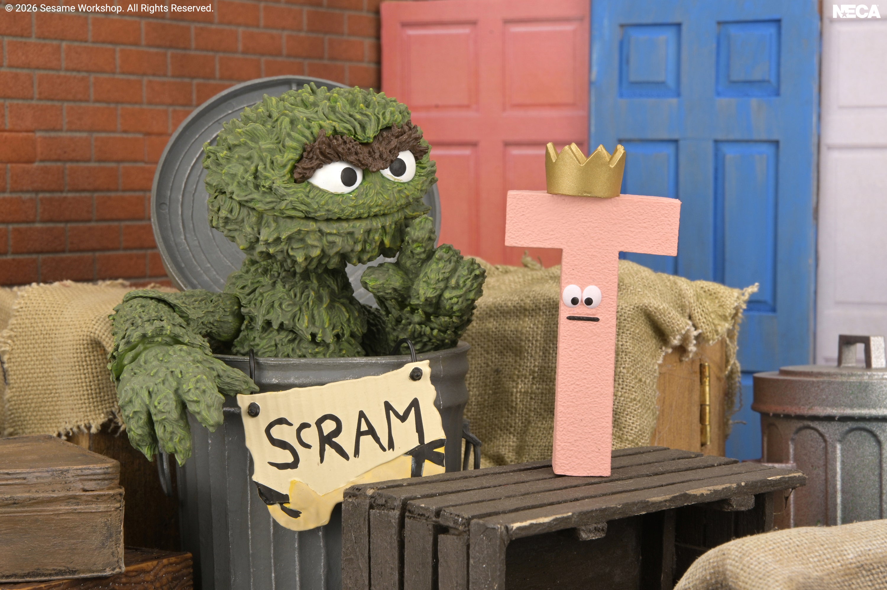 Sesame Street - Ultimate Oscar the Grouch 7” Scale Action Figure on the NECA Store