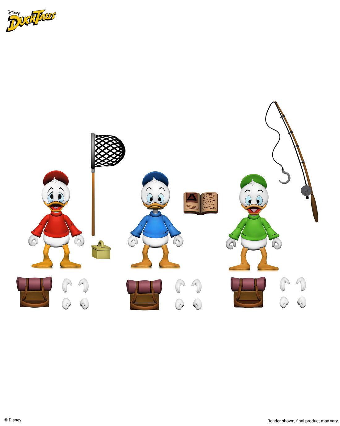 Disney’s DuckTales - Ultimate Huey, Dewey, and Louie 7” Scale Action Figure 3-Pack on the NECA Store