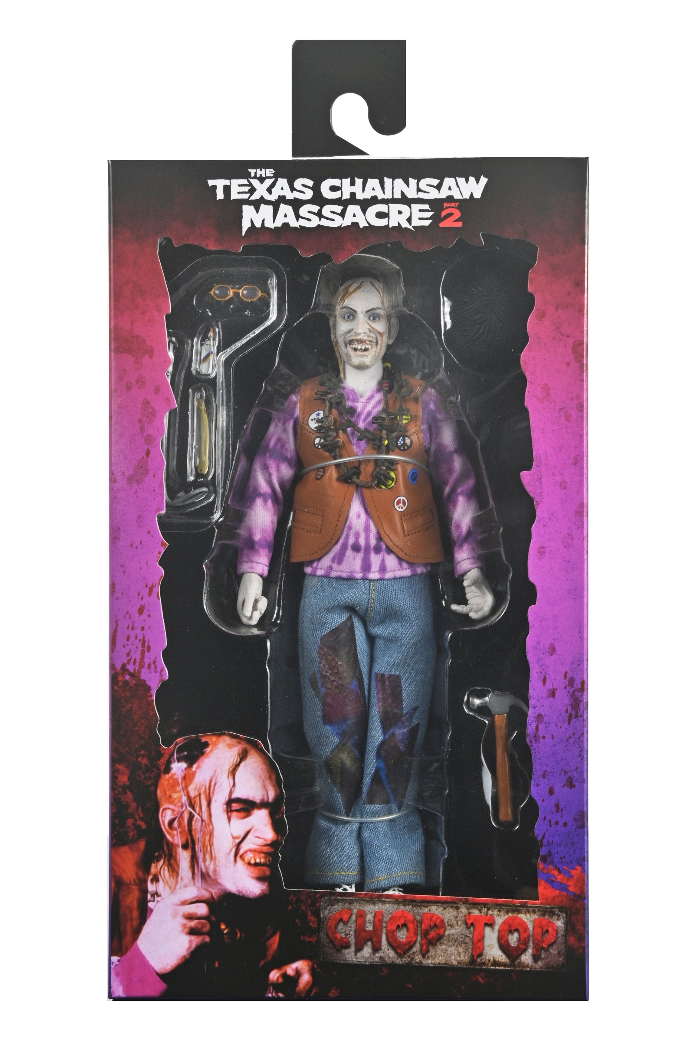 The Texas Chainsaw Massacre 2 - Chop Top 8” Clothed Figure - NECA