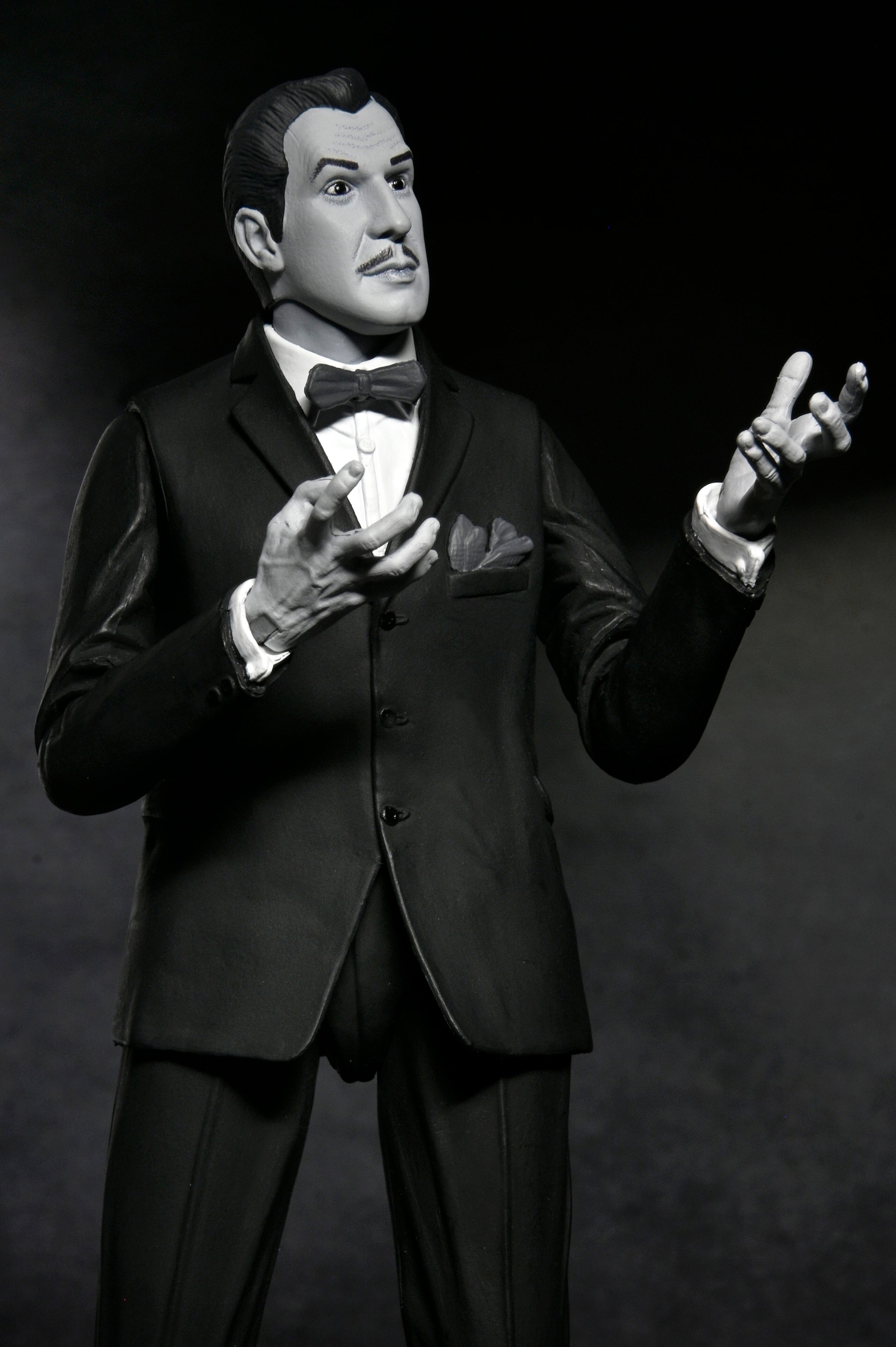 Ultimate Vincent Price 7" Scale Action Figure (Black & White) - NECA