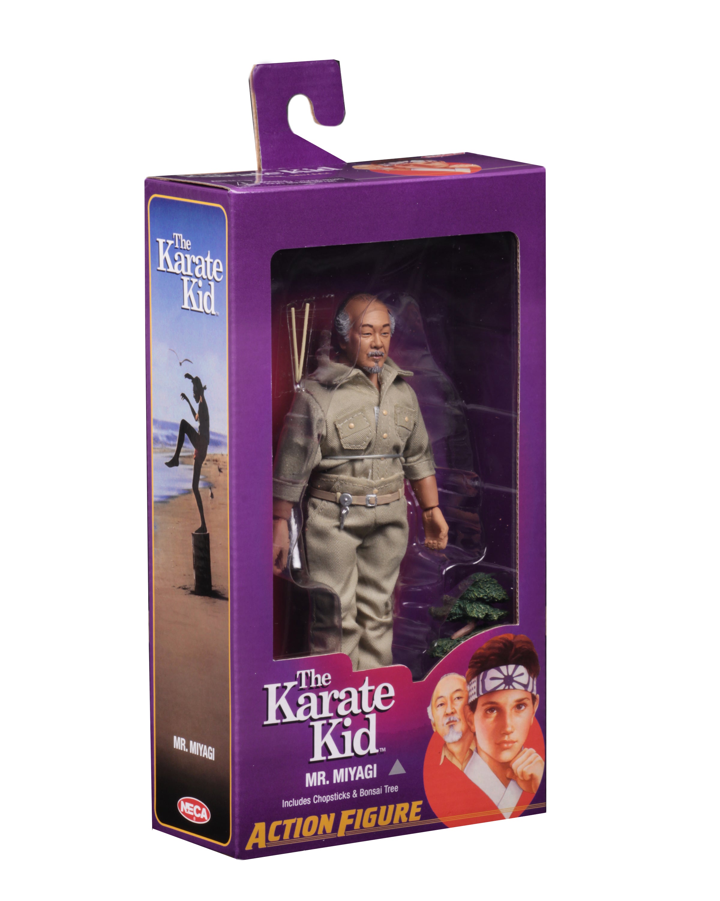 Karate Kid (1984)- Mr. Miyagi 8” Clothed Action Figure on the NECA Store
