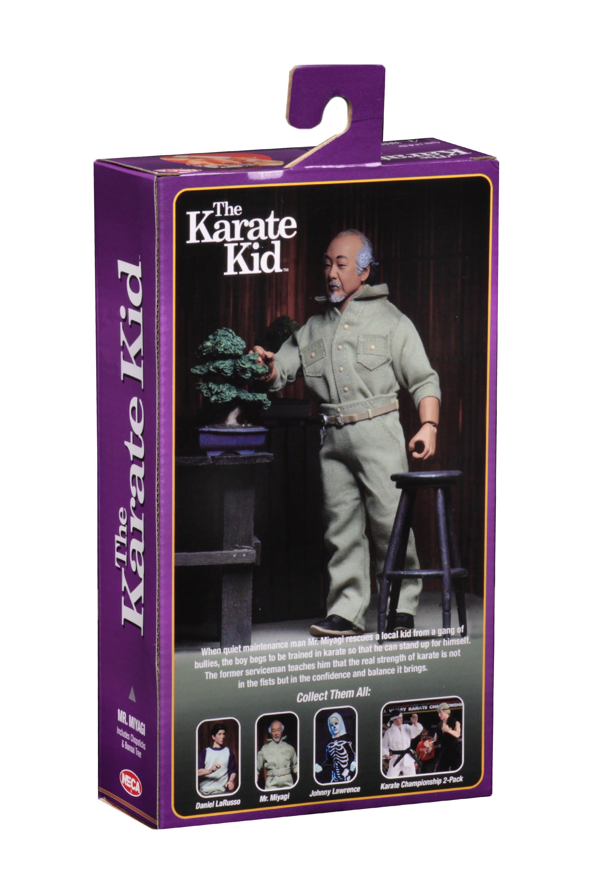Karate Kid (1984)- Mr. Miyagi 8” Clothed Action Figure on the NECA Store