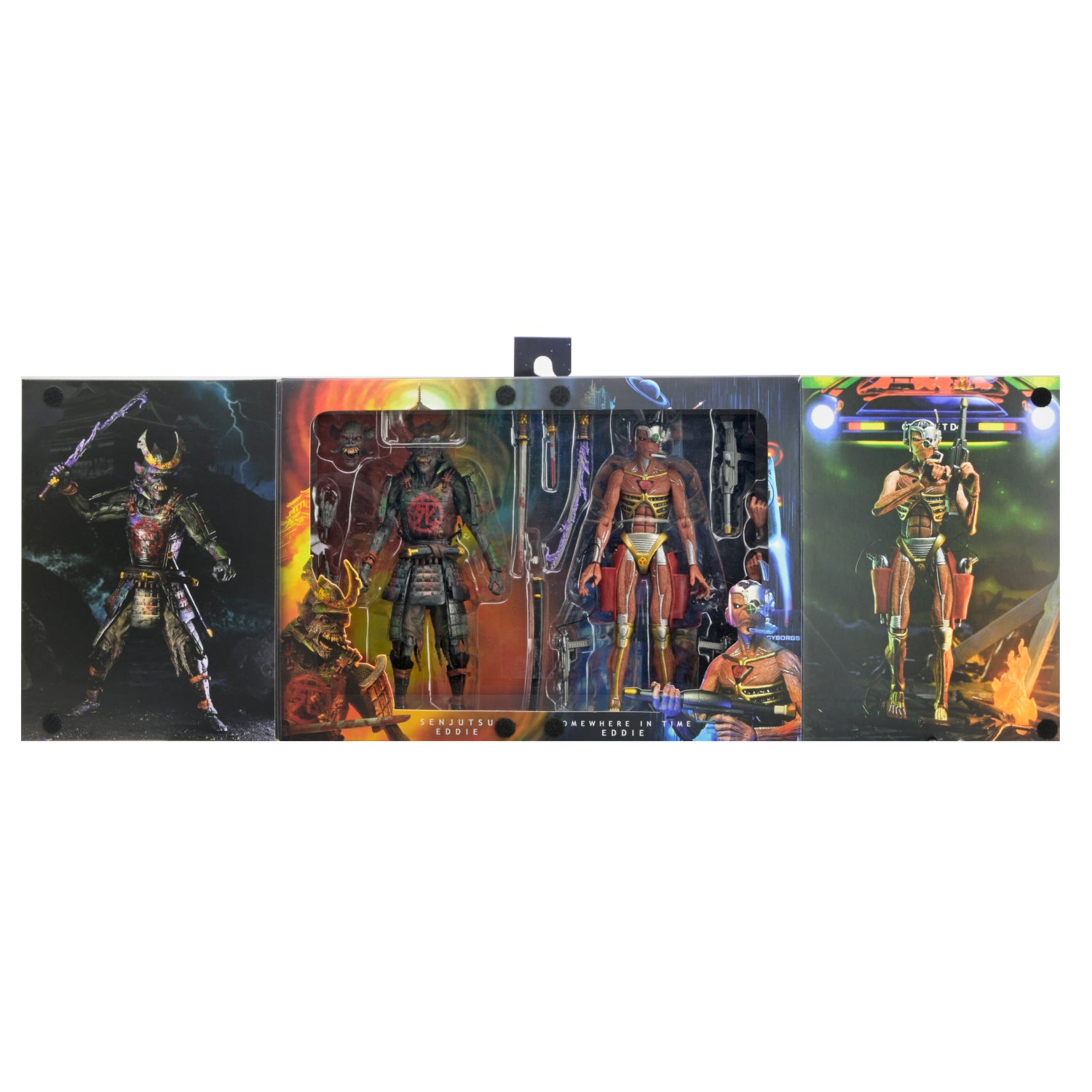 Iron Maiden - Future Past World Tour Ultimate Senjutsu Eddie and Somewhere in Time Eddie 7" Scale Action Figure 2-Pack - NECA