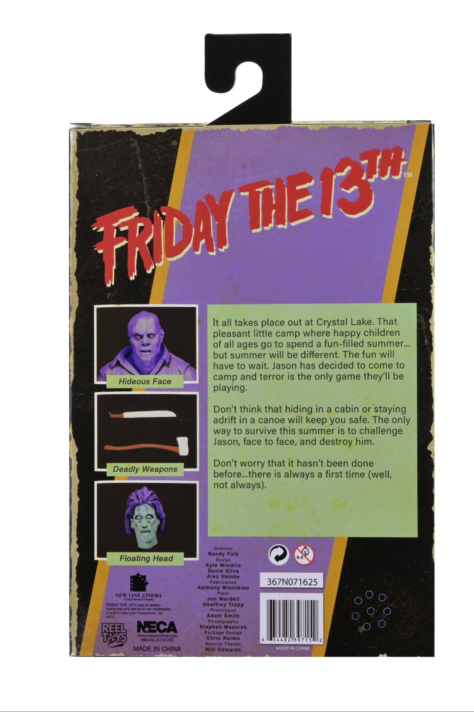 Friday the 13th - Classic Video Game Jason 7" Scale Action Figure with Theme Music Packaging - NECA