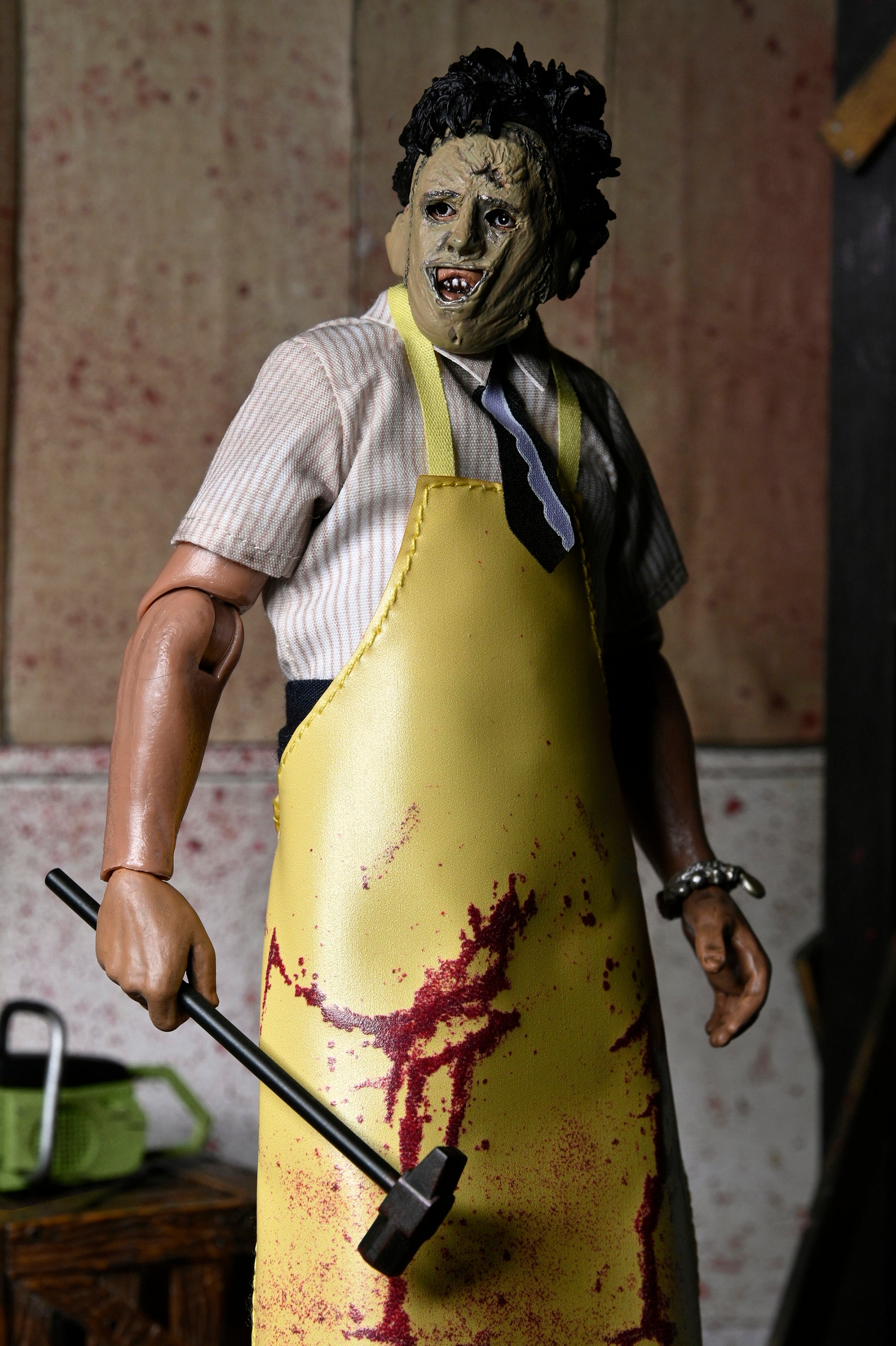 Texas Chainsaw Massacre -Leatherface 8" Clothed Action Figure in Window Box Packaging - NECA