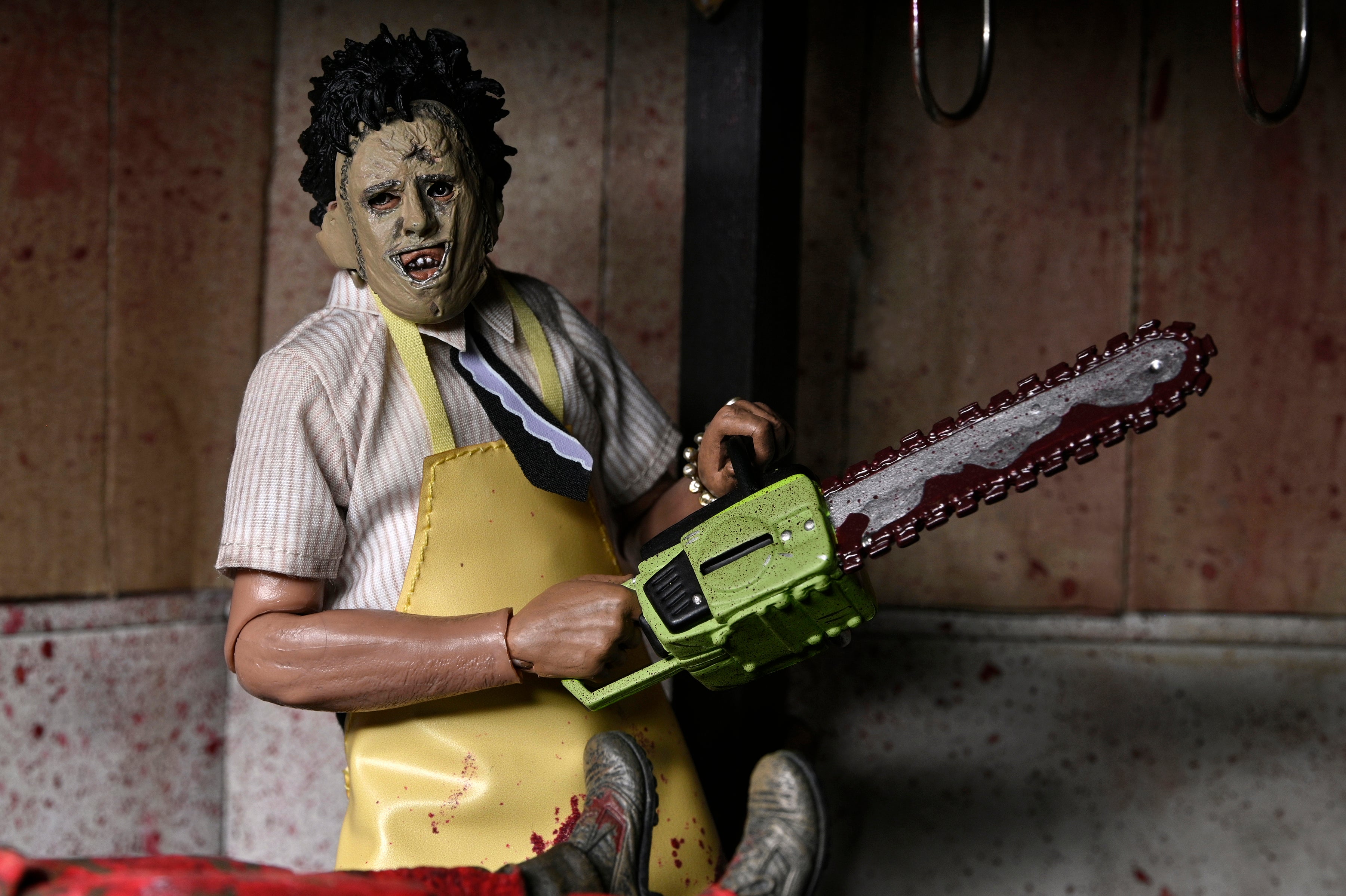 Texas Chainsaw Massacre -Leatherface 8" Clothed Action Figure in Window Box Packaging - NECA