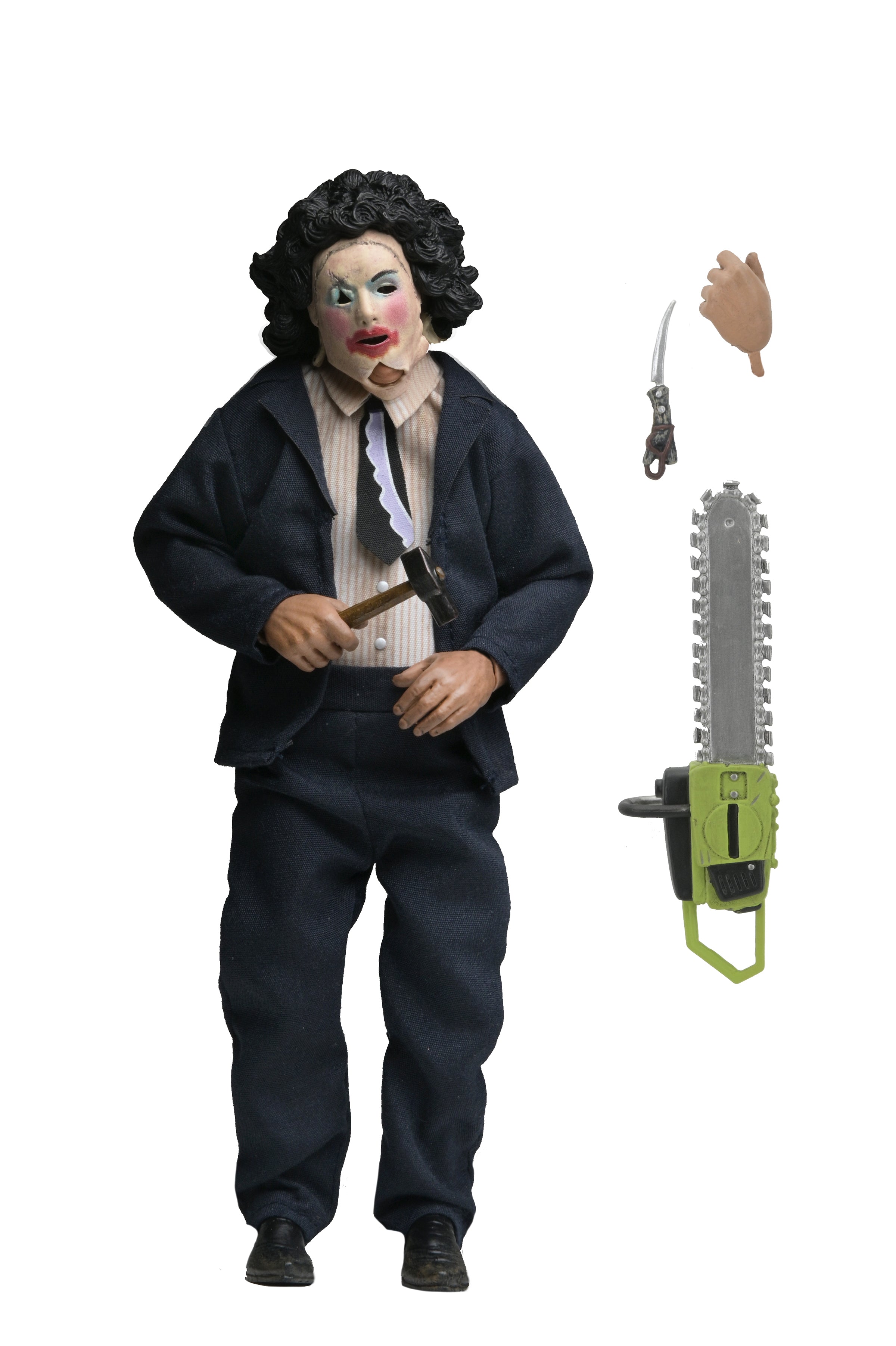 Texas Chainsaw Massacre - Leatherface with Pretty Woman Mask 8" Clothed Action Figure in Window Box Packaging - NECA