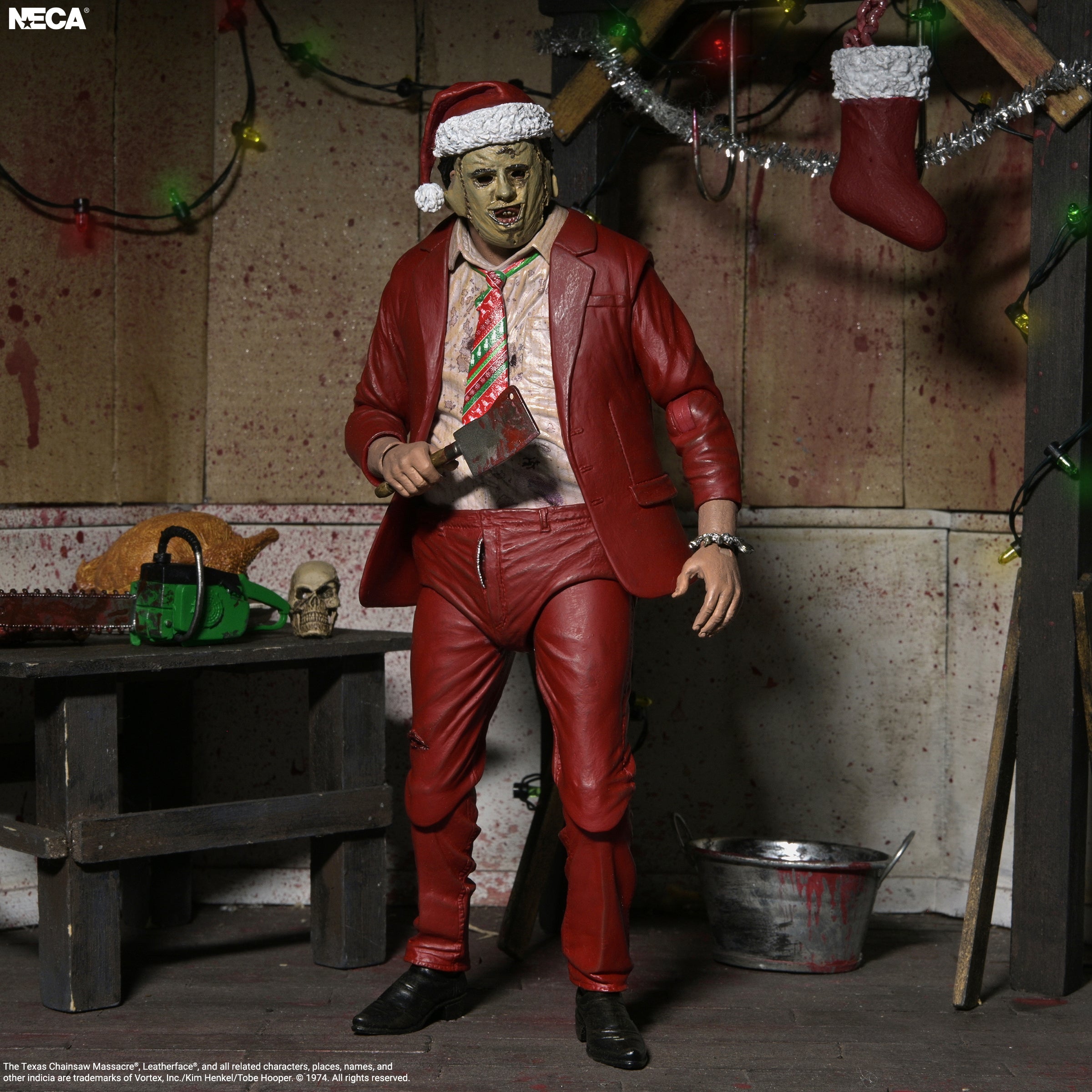 Texas Chainsaw Massacre - Ultimate Santa Leatherface 7" Scale Action Figure on the NECA Store