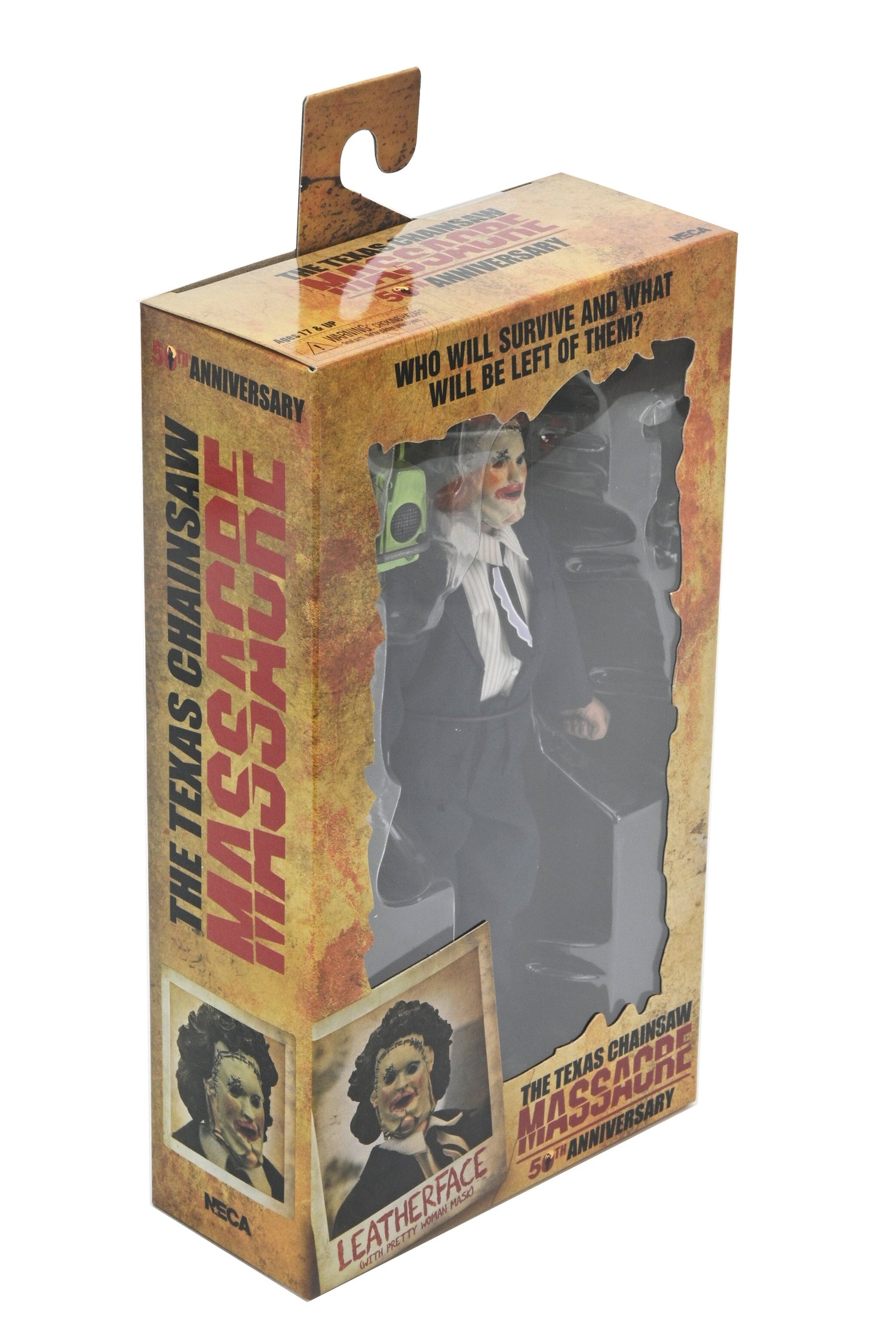 Texas Chainsaw Massacre - 50th Anniversary Pretty Woman Leatherface 8" Clothed Action Figure - NECA