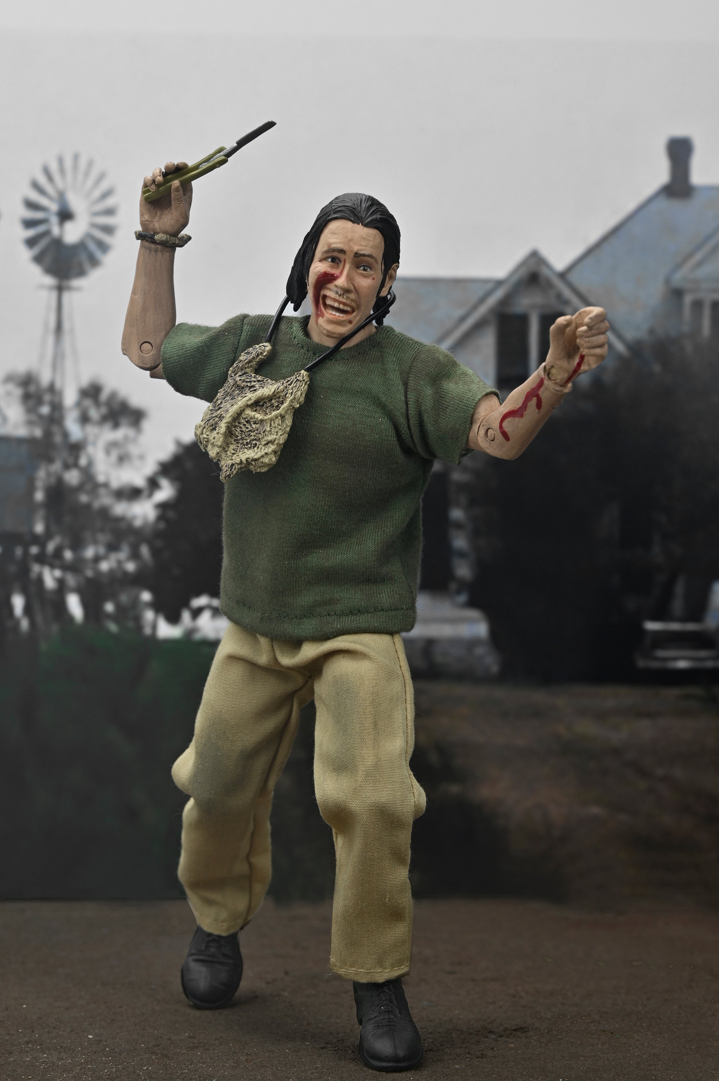 Texas Chainsaw Massacre - 50th Anniversary Hitchhiker 8" Clothed Action Figure - NECA