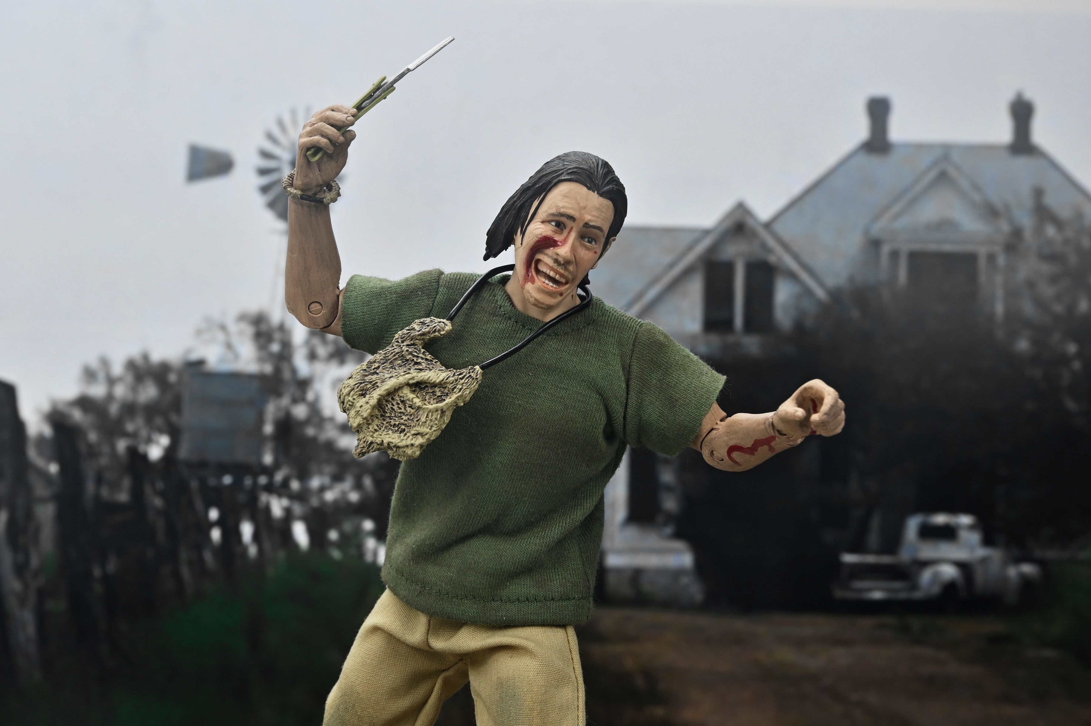 Texas Chainsaw Massacre - 50th Anniversary Hitchhiker 8" Clothed Action Figure - NECA