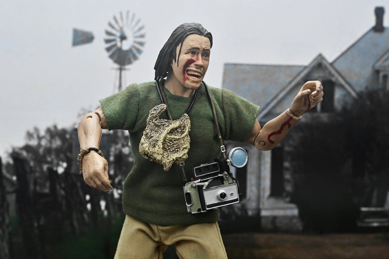 Texas Chainsaw Massacre - 50th Anniversary Hitchhiker 8" Clothed Action Figure - NECA