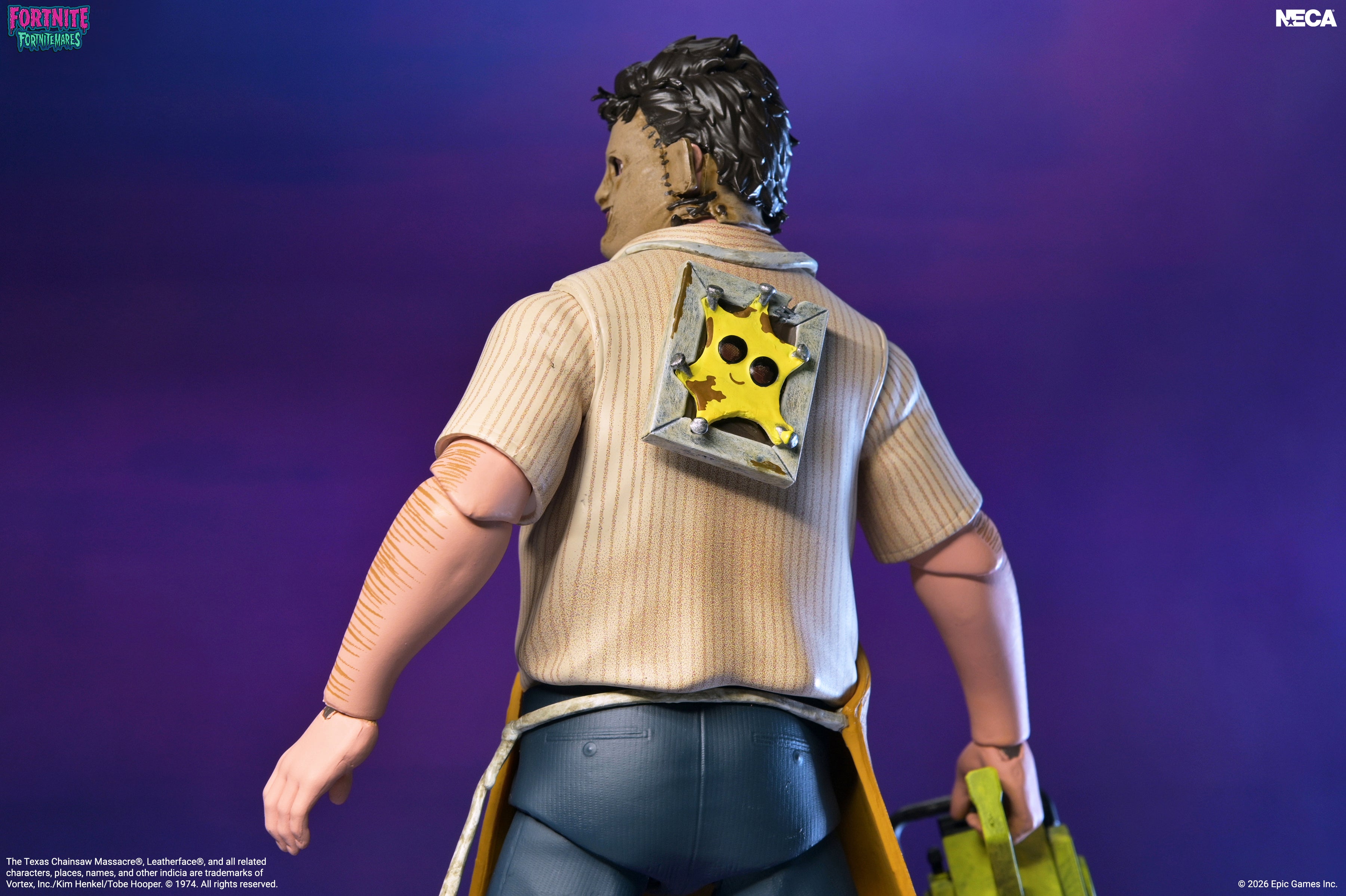 Fortnite x Texas Chainsaw Massacre - Fortnitemares Leatherface 7” Scale Action Figure on the NECA Store