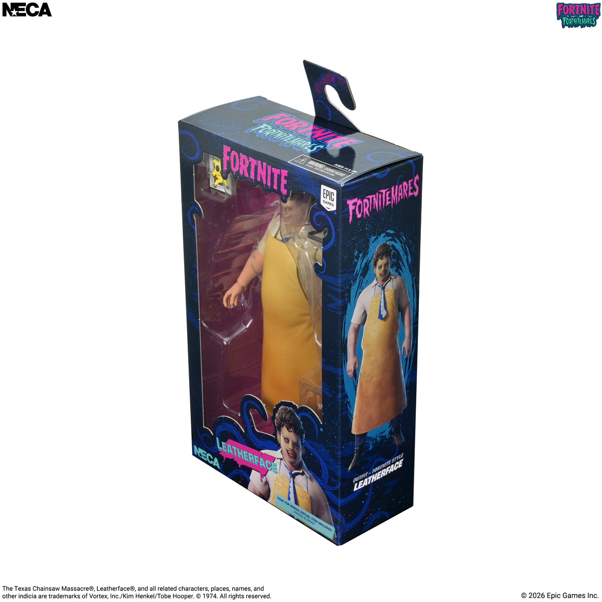 Fortnite x Texas Chainsaw Massacre - Fortnitemares Leatherface 7” Scale Action Figure on the NECA Store