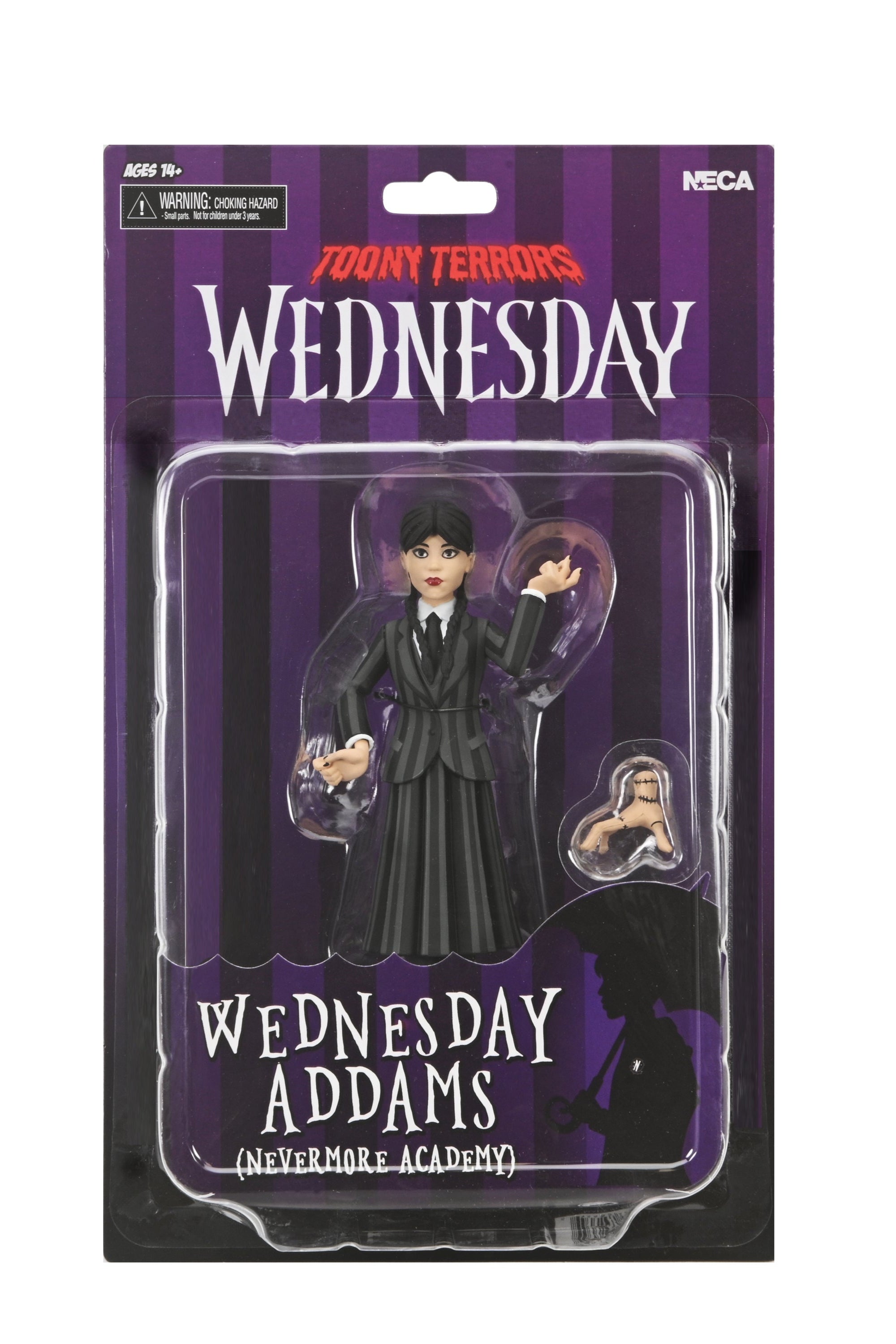 Wednesday - Toony Terrors Wednesday Addams (Nevermore Uniform) 6" Scale Action Figure - NECA