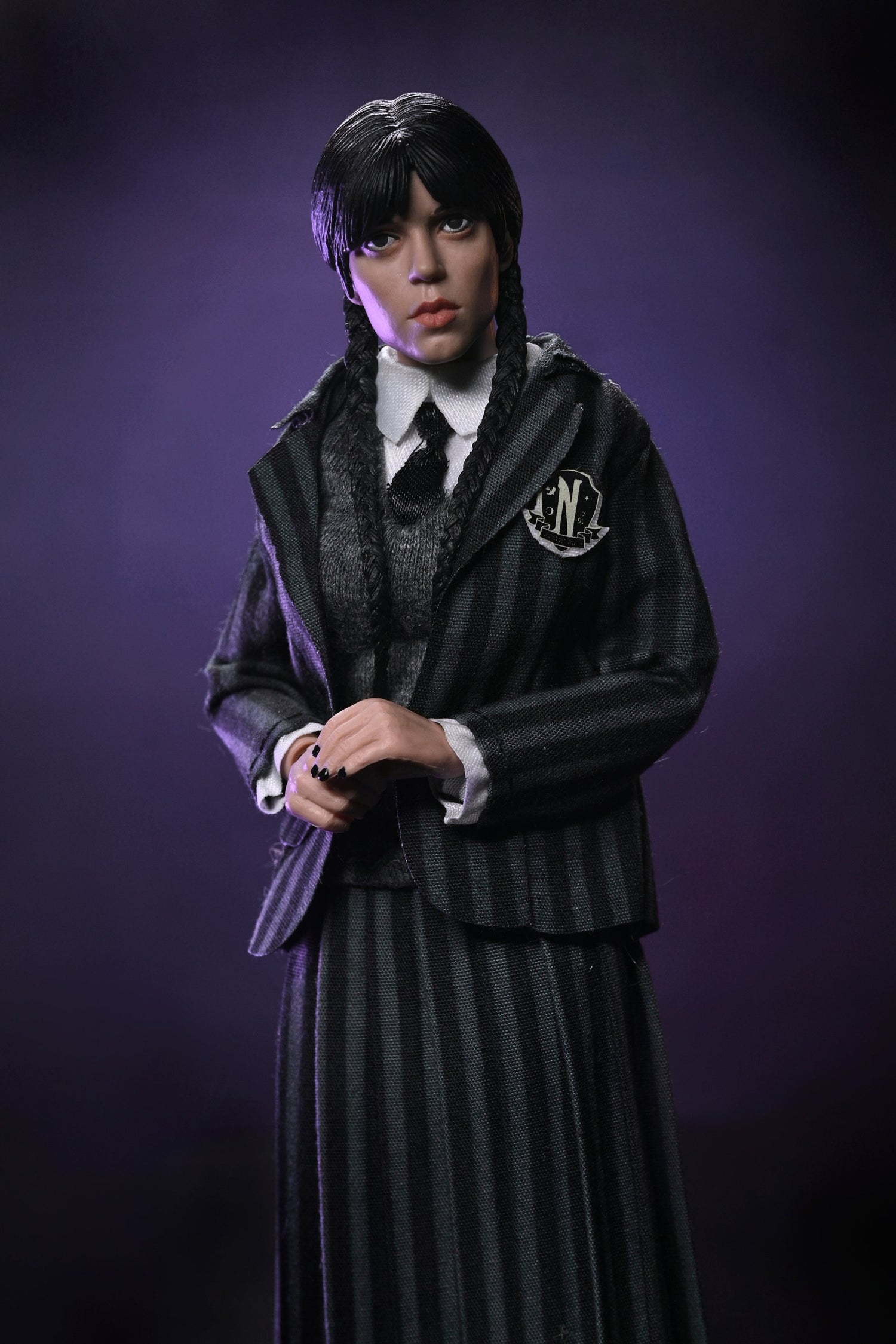 Wednesday - Wednesday Addams (Nevermore Uniform) and Enid 8" Clothed Action Figure 2-Pack