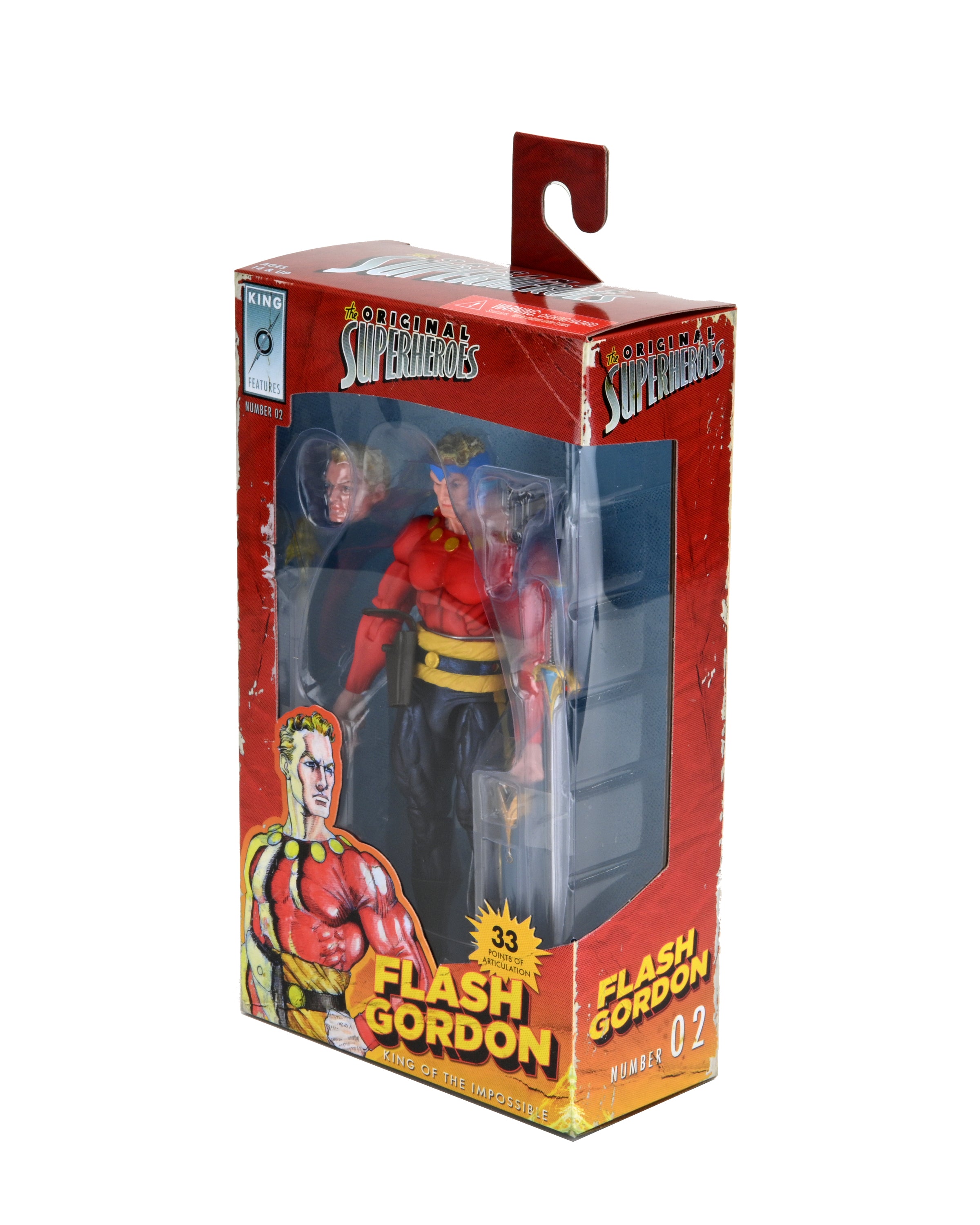 King Features - Original Superheroes Flash Gordon 7” Scale Action Figure
