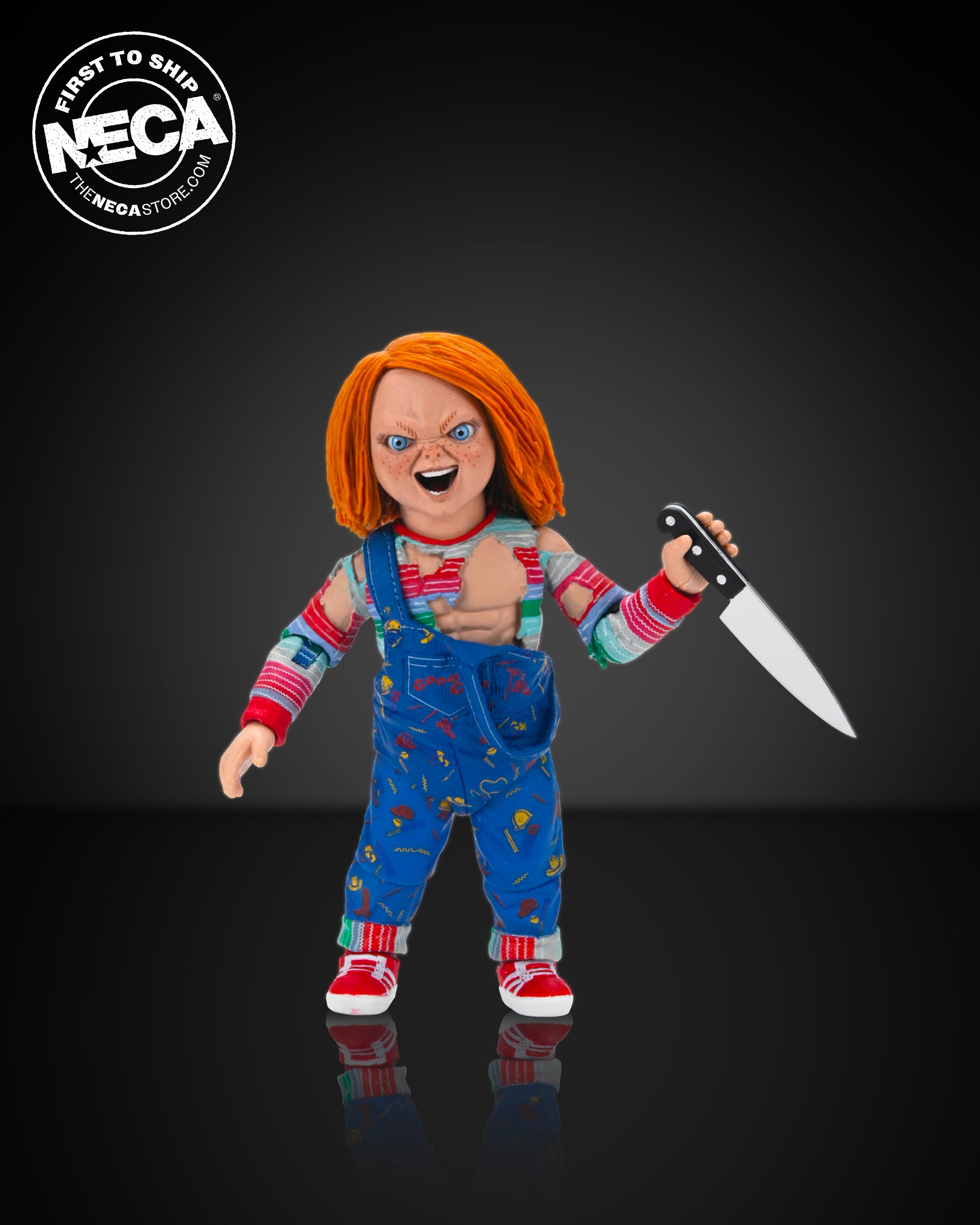 Buff Chucky - Chucky (TV Series) - “Good Guy” 7” Scale Action Figure Blind Box (Set of 6) - NECA