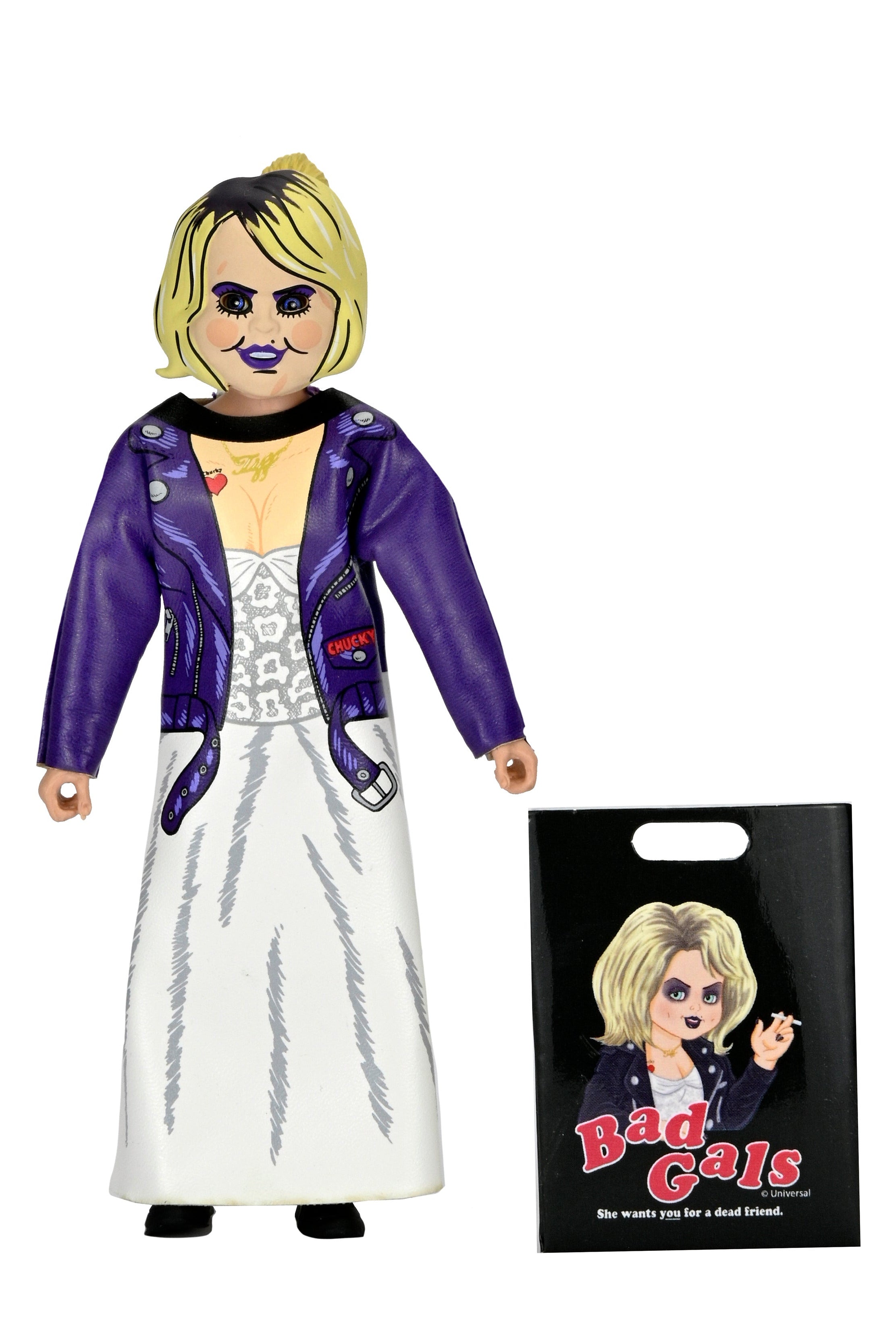 Bride of Chucky x Ben Cooper Costume Kids Collection - Tiffany 6” Costumed Action Figure (SERIES 13) - NECA