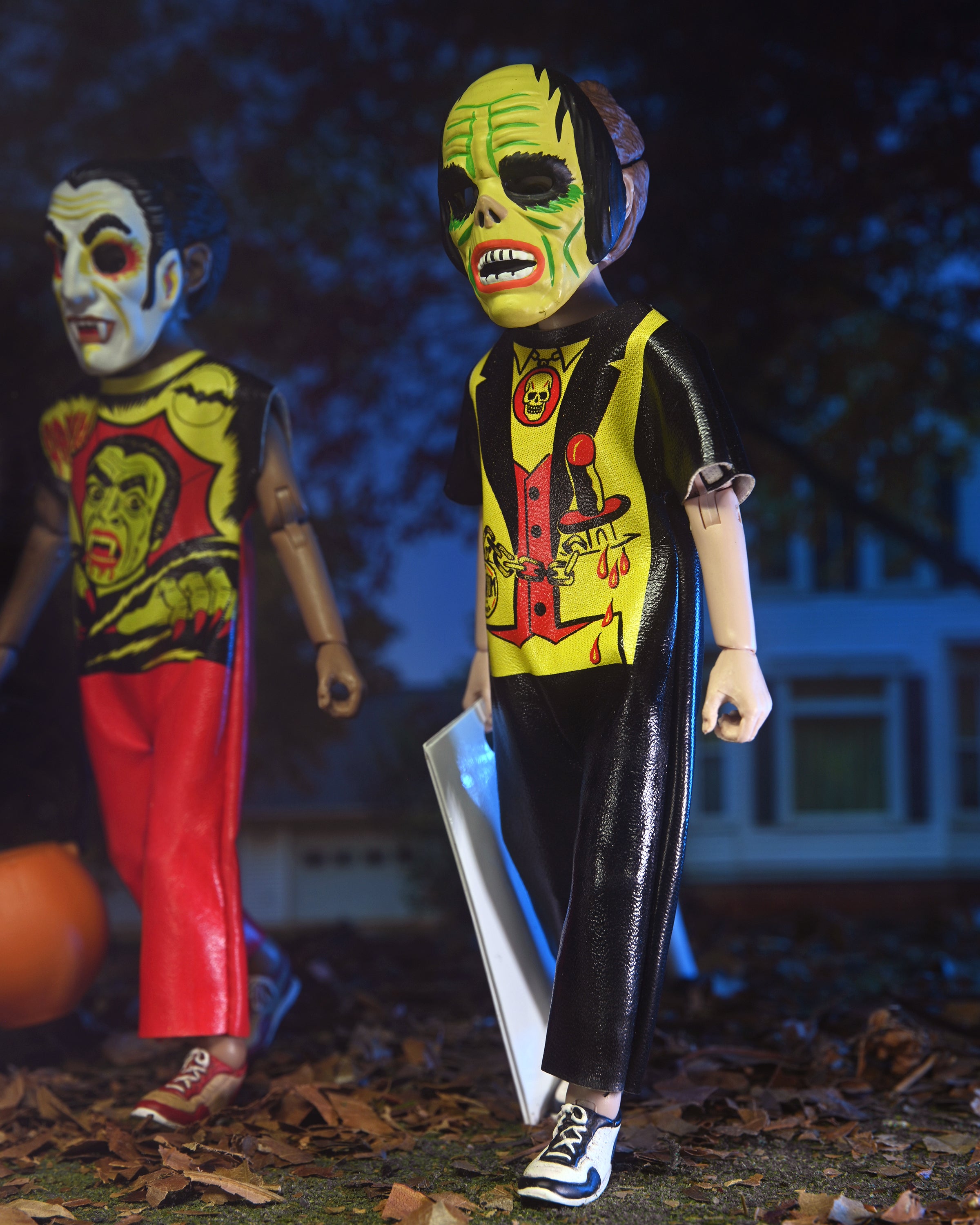 Ben Cooper Costume Kids Collection - Series 2 Costumed Action Figure Bundle (Devil V.2, Dracula, Vampire Girl, Phantom & Witch) on the NECA Store - Featuring Dracula and Phantom