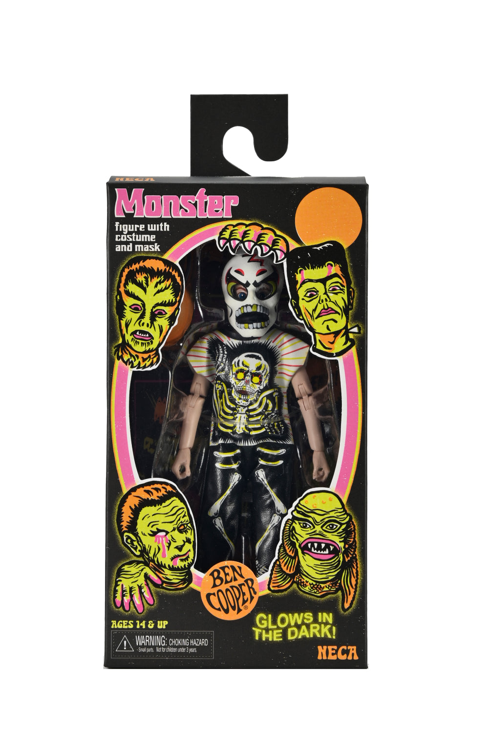 Ben Cooper Costume Kids Collection – Skeleton Girl 6" Glow-in-the-Dark Clothed Action Figure (2024 Con Exclusive) - NECA