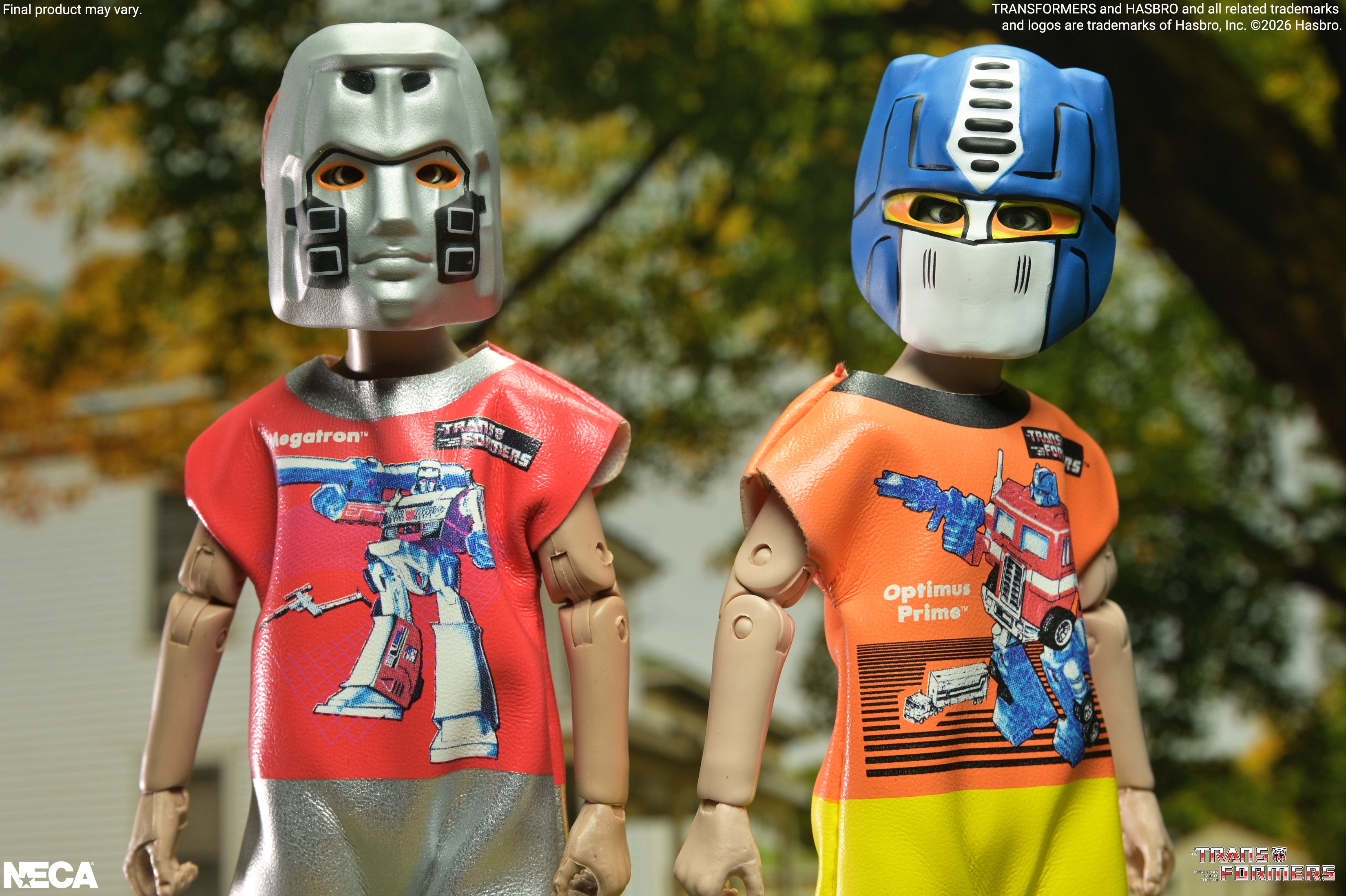 Transformers x Ben Cooper Costume Kids Collection - Megatron and Optimus Prime 6" Costumed Action Figures on the NECA Store