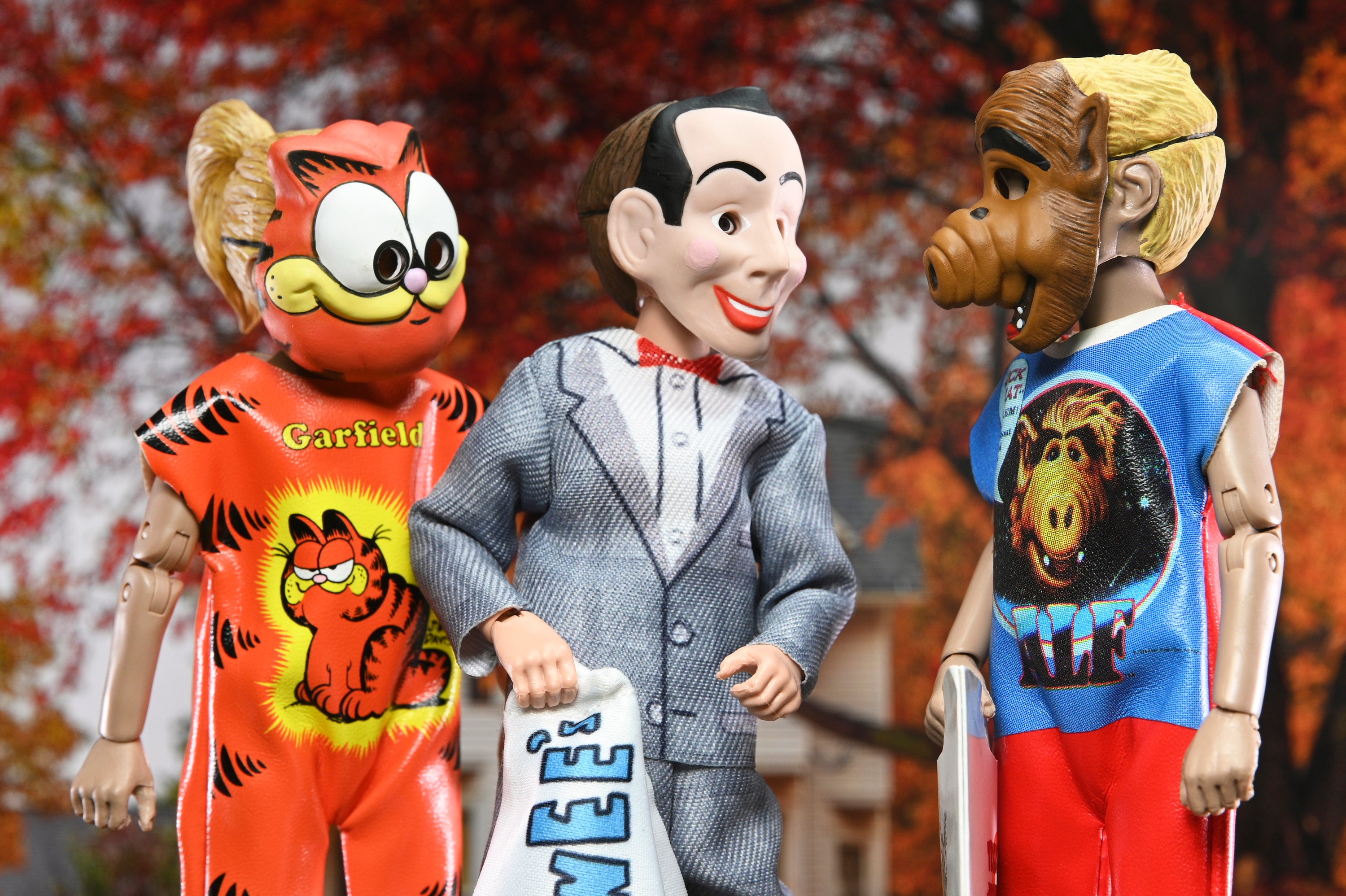 Ben Cooper Costume Kids Collection - Series 8 - Garfield, Pee-wee, ALF 6” Costumed Action Figures - NECA