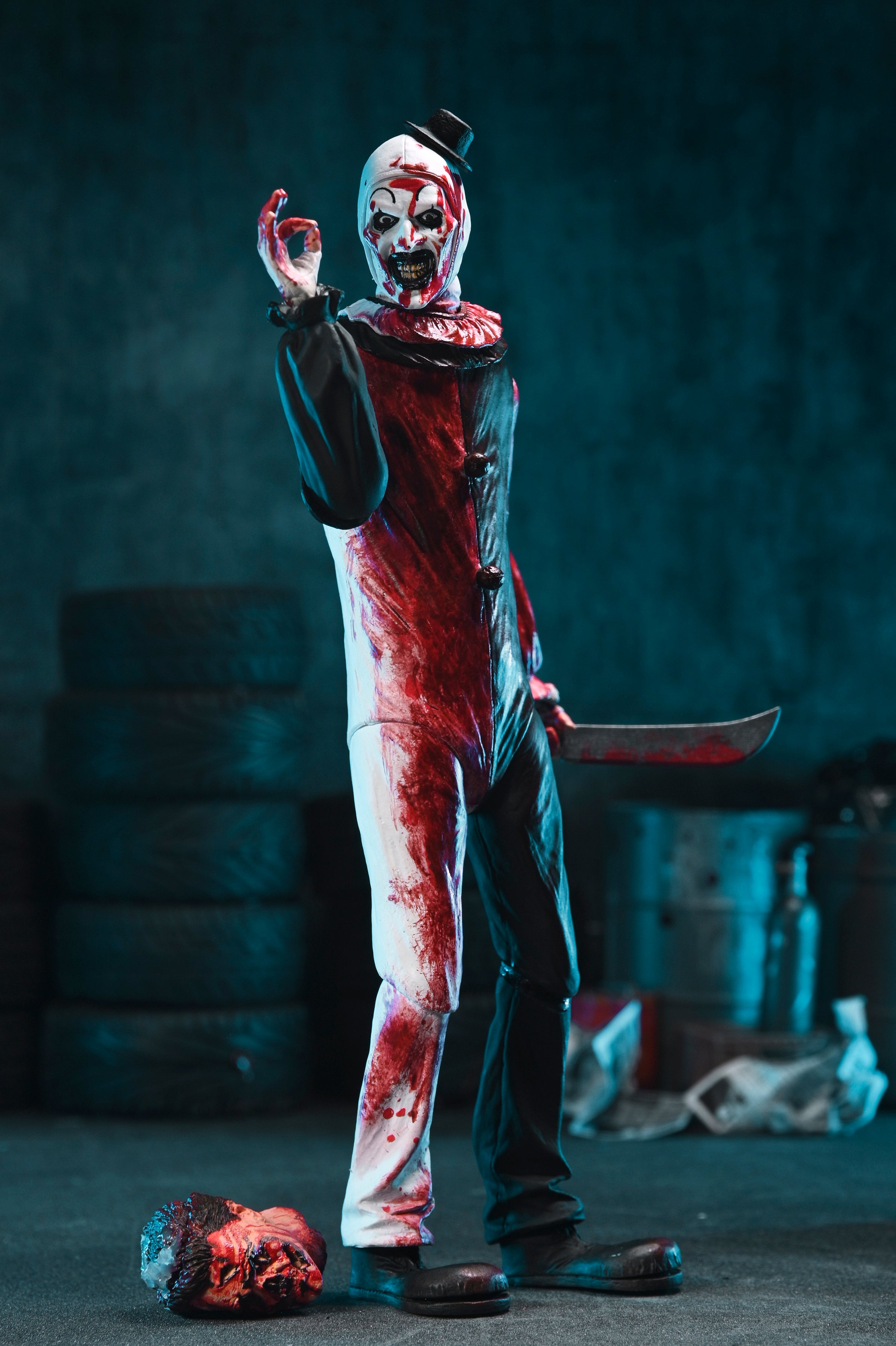 Terrifier - Ultimate Art the Clown 7" Scale Action Figure (Blood Soaked)