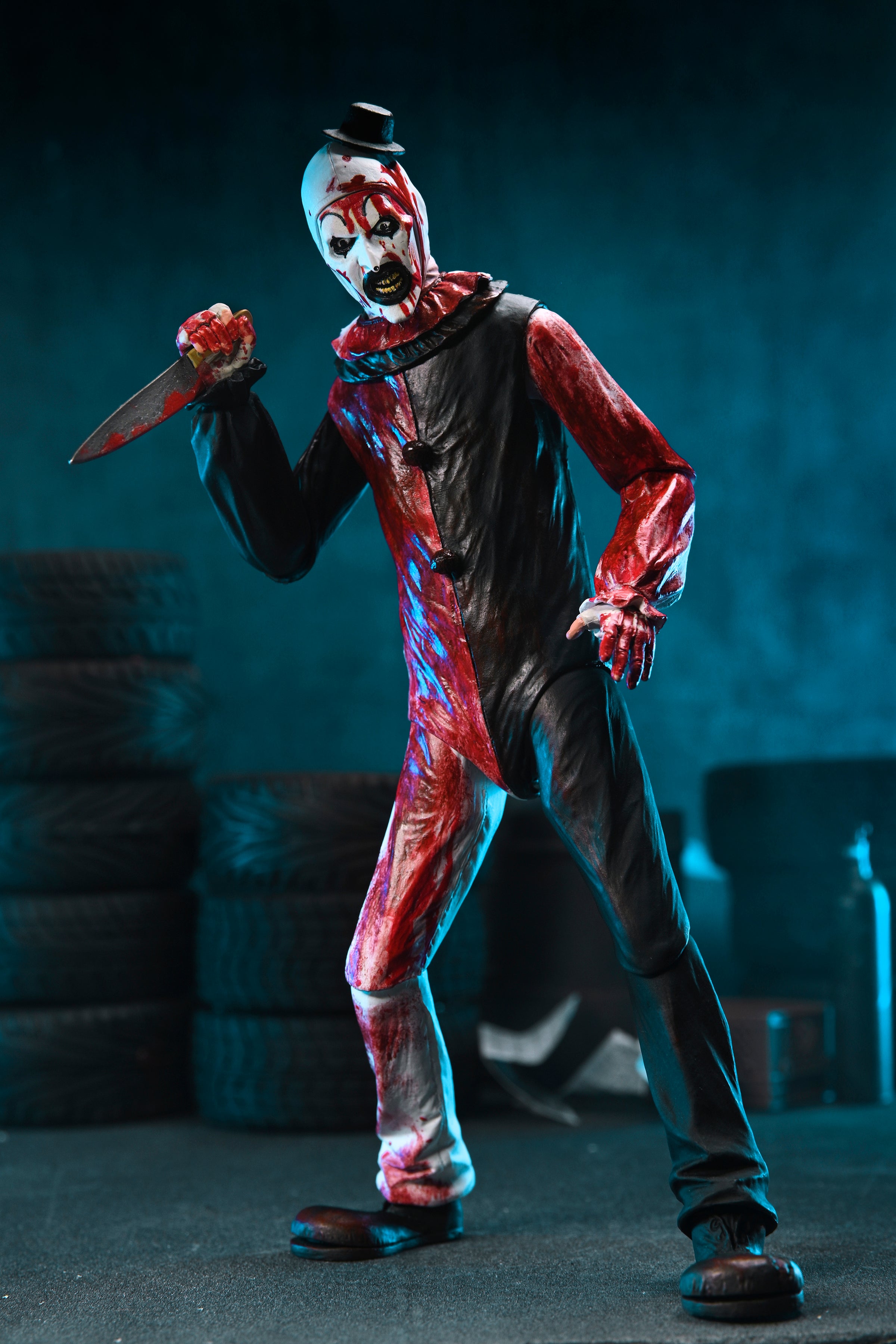 Terrifier - Ultimate Art the Clown 7" Scale Action Figure (Blood Soaked)