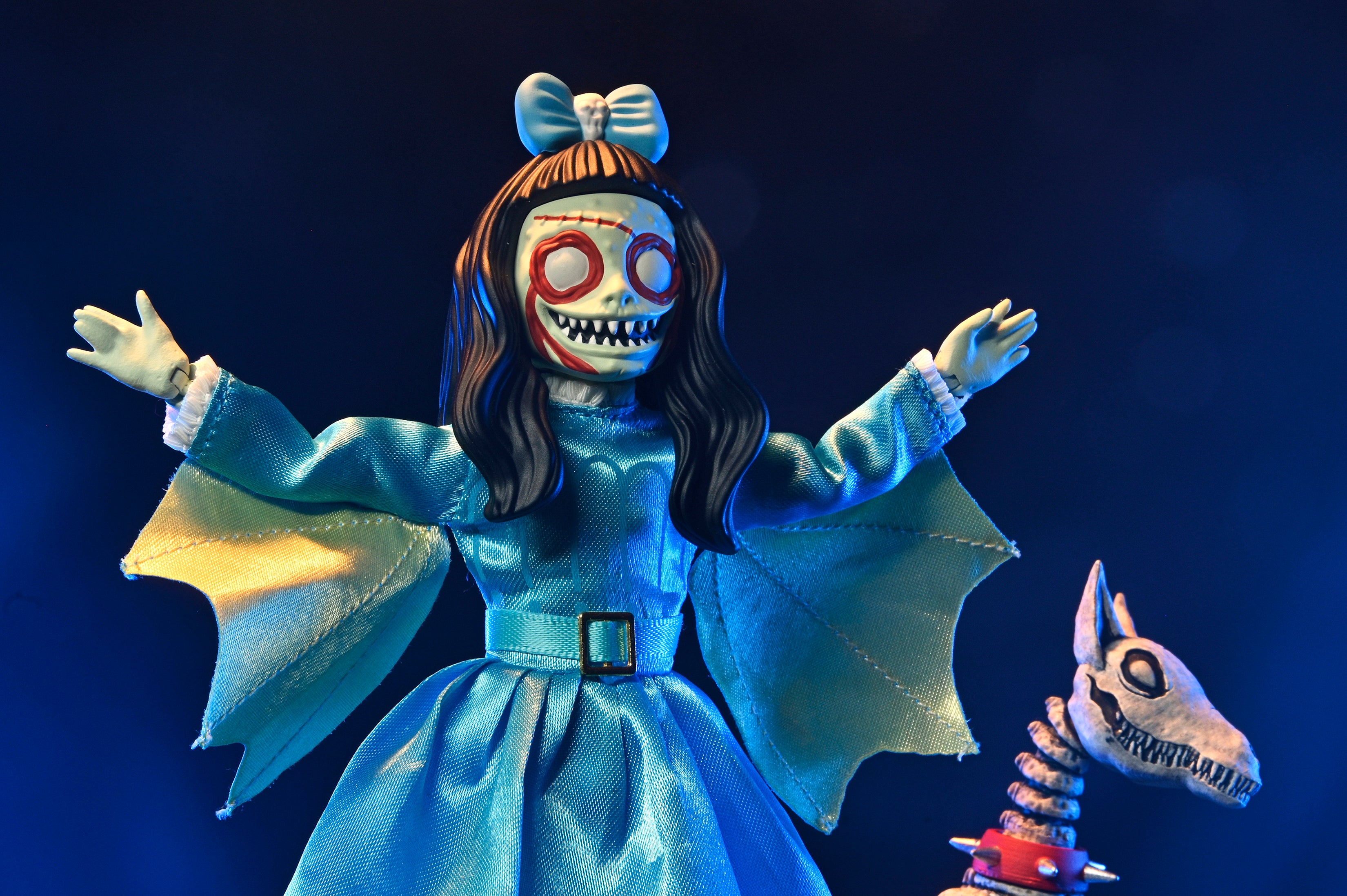 The Beauty of Horror - Ghouliana & Poppet 8" Scale Clothed Action Figure Deluxe Afterlife Set with Limited-Edition Coloring Book Signed by Alan Robert - NECA
