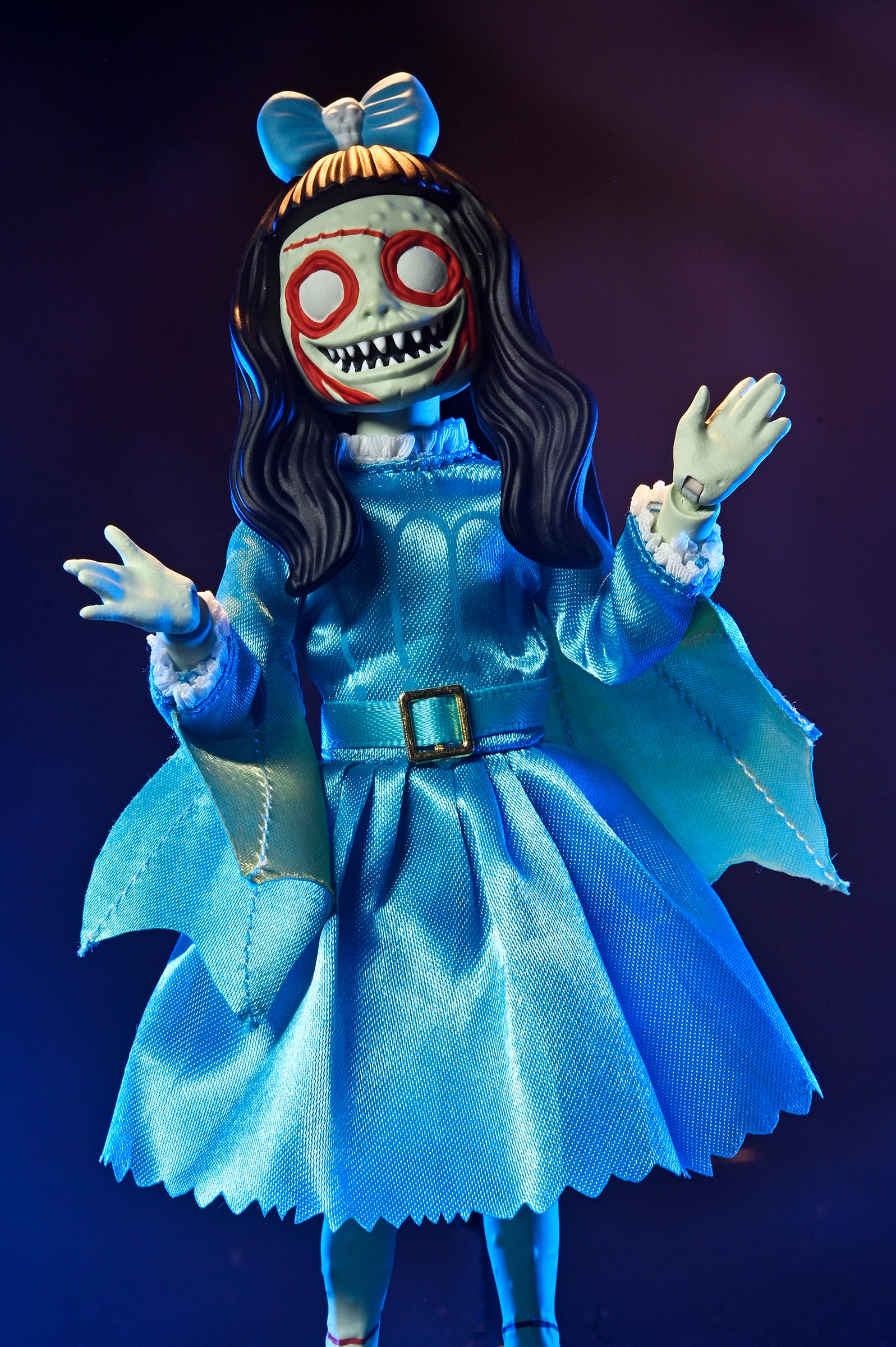 The Beauty of Horror - Ghouliana & Poppet 8" Scale Clothed Action Figure Deluxe Afterlife Set with Limited-Edition Coloring Book Signed by Alan Robert - NECA