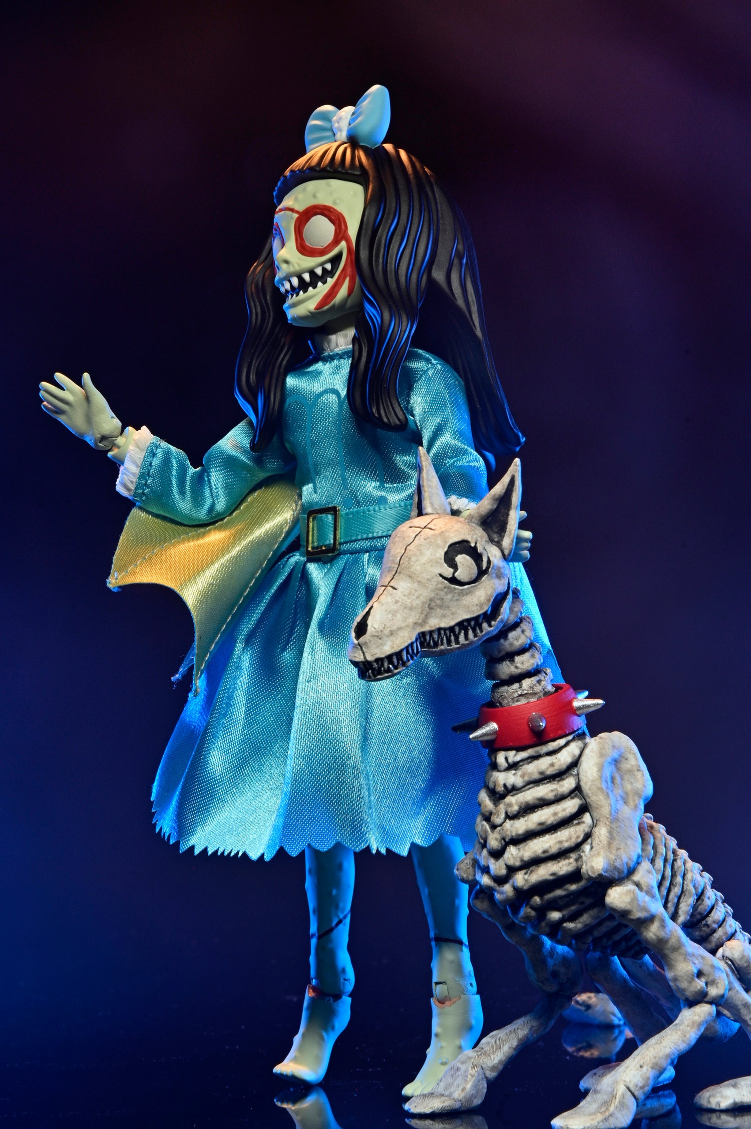The Beauty of Horror - Ghouliana & Poppet 8" Scale Clothed Action Figure Deluxe Afterlife Set with Limited-Edition Coloring Book Signed by Alan Robert - NECA