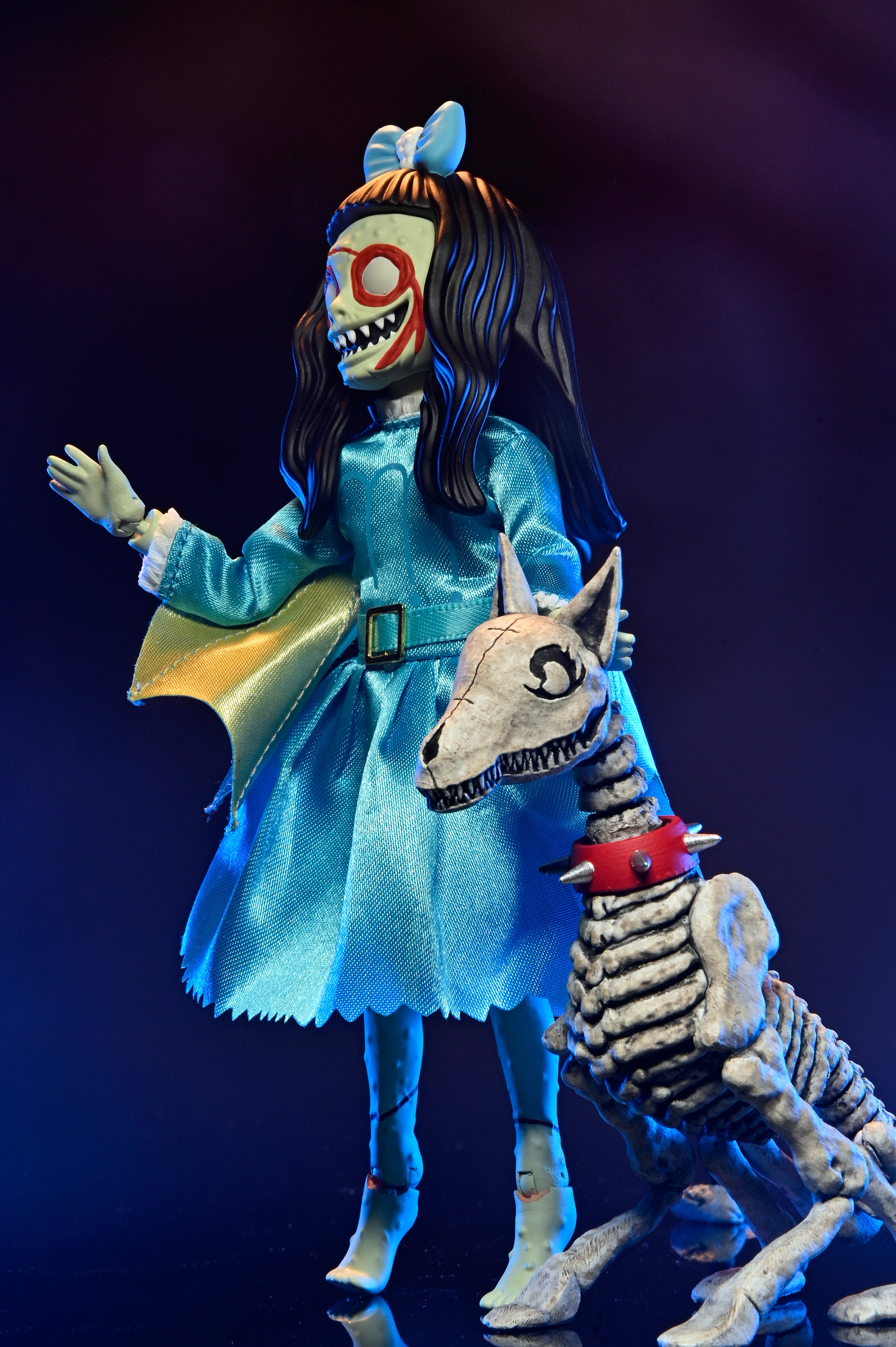 The Beauty of Horror - Ghouliana & Poppet 8" Scale Clothed Action Figure Deluxe Afterlife Set with Limited-Edition Coloring Book Signed by Alan Robert - NECA