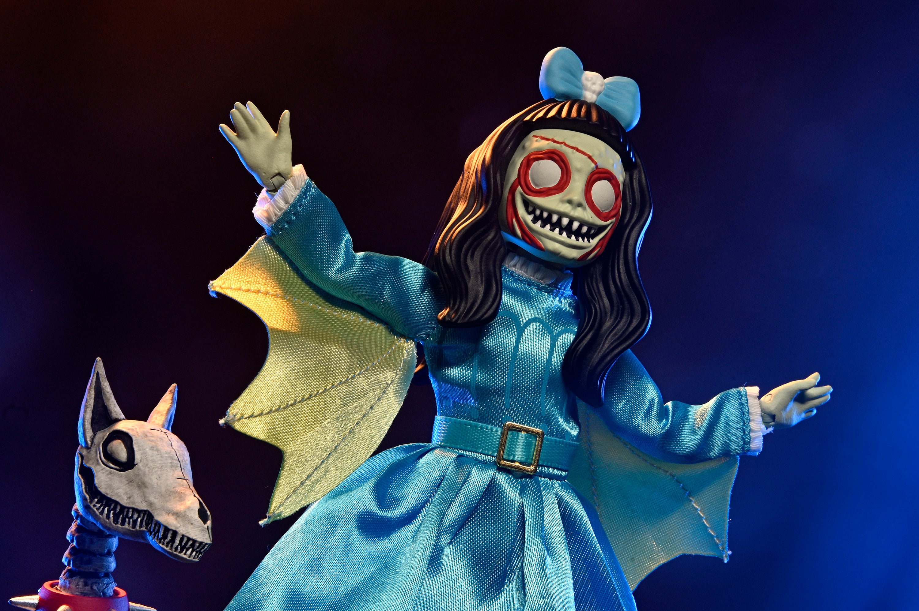 The Beauty of Horror - Ghouliana & Poppet 8" Scale Clothed Action Figure Deluxe Afterlife Set with Limited-Edition Coloring Book Signed by Alan Robert - NECA