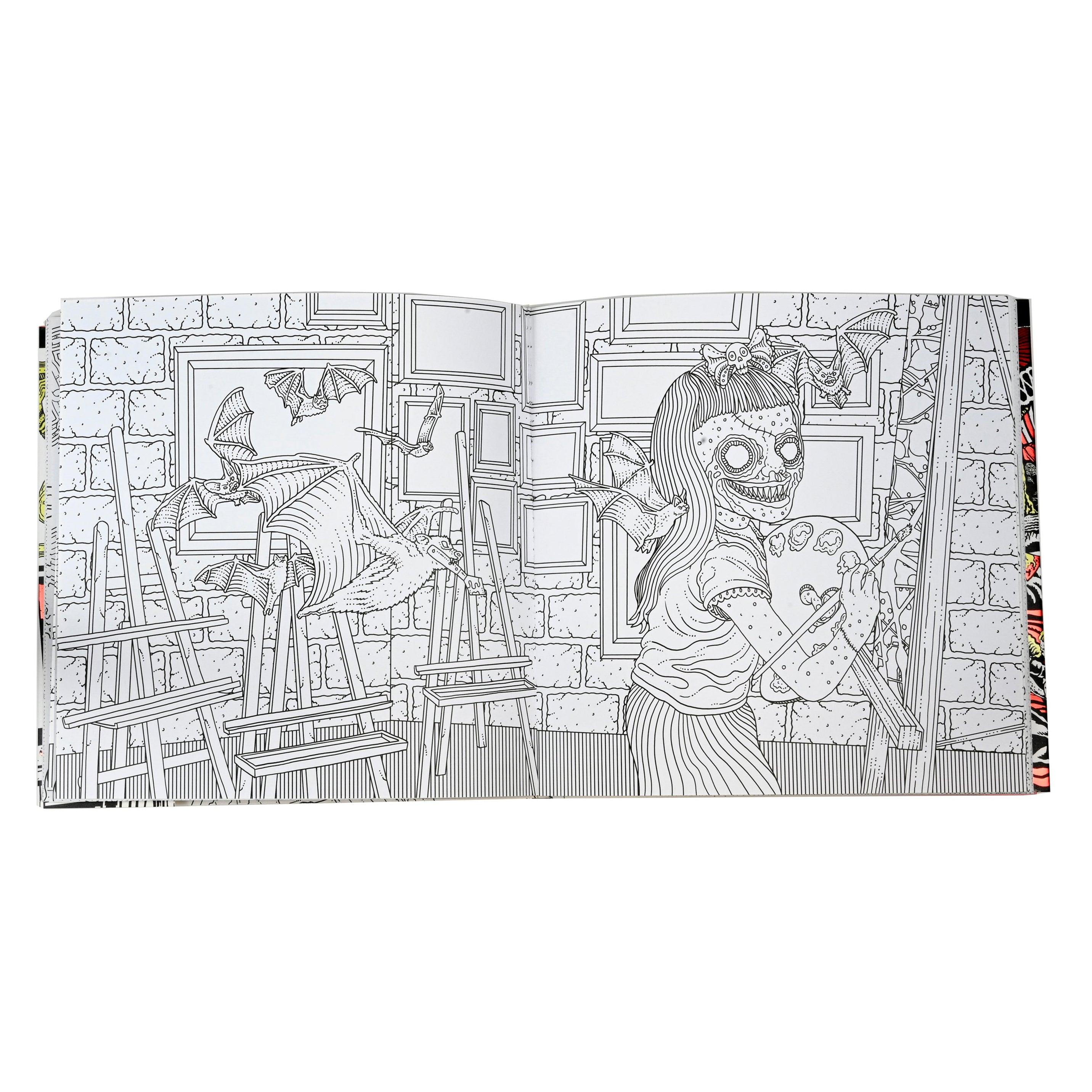 The Beauty of Horror - Ghouliana & Poppet 8" Scale Clothed Action Figure Deluxe Afterlife Set with Limited-Edition Coloring Book Signed by Alan Robert - NECA
