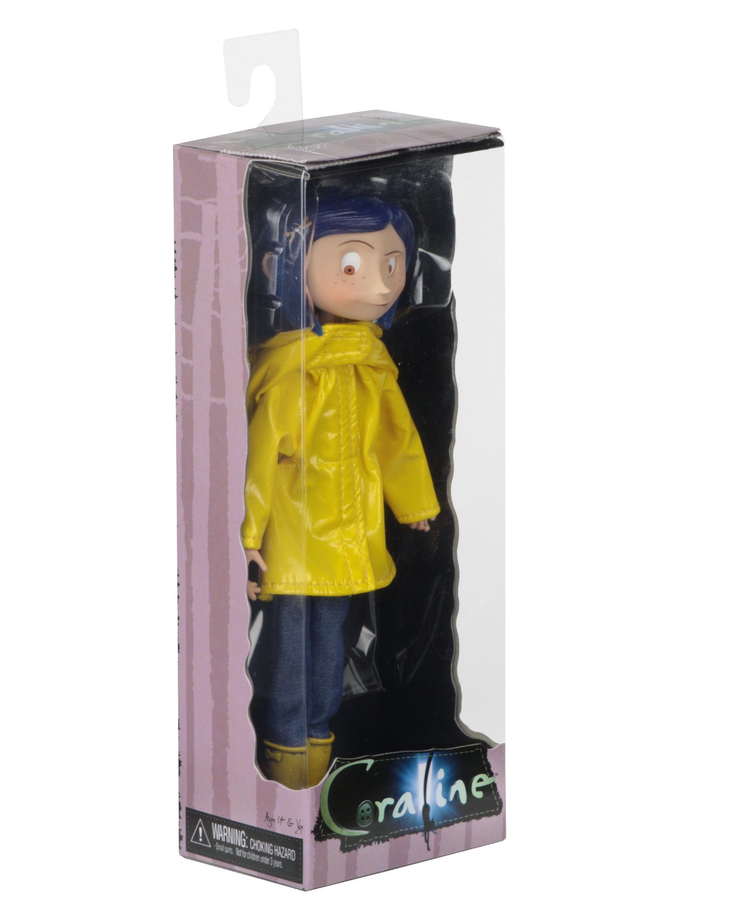 Coraline - Coraline in Raincoat Bendy Doll - NECA