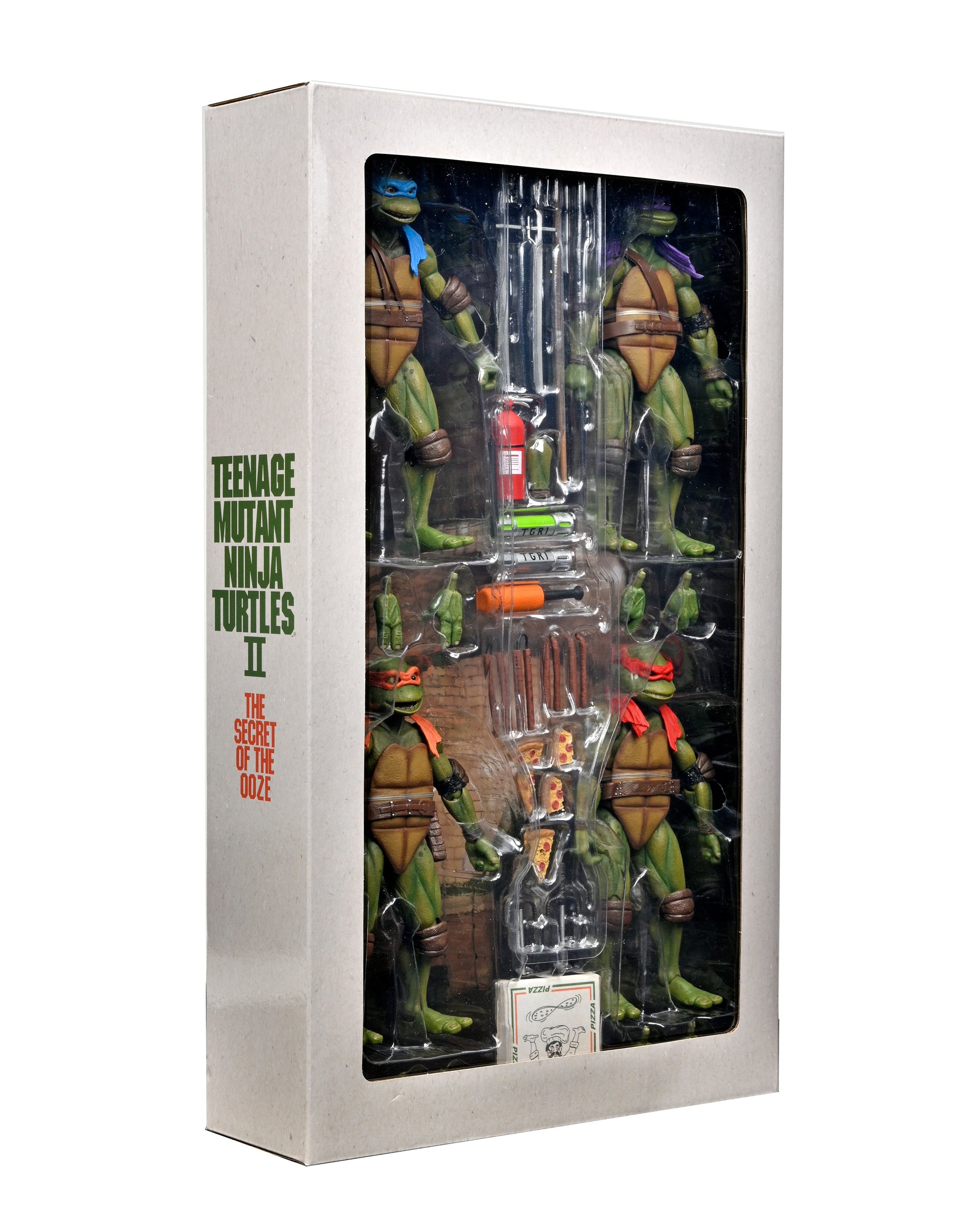 Teenage Mutant Ninja Turtles 2: Secret of the Ooze - Turtles 4-Pack in VHS packaging