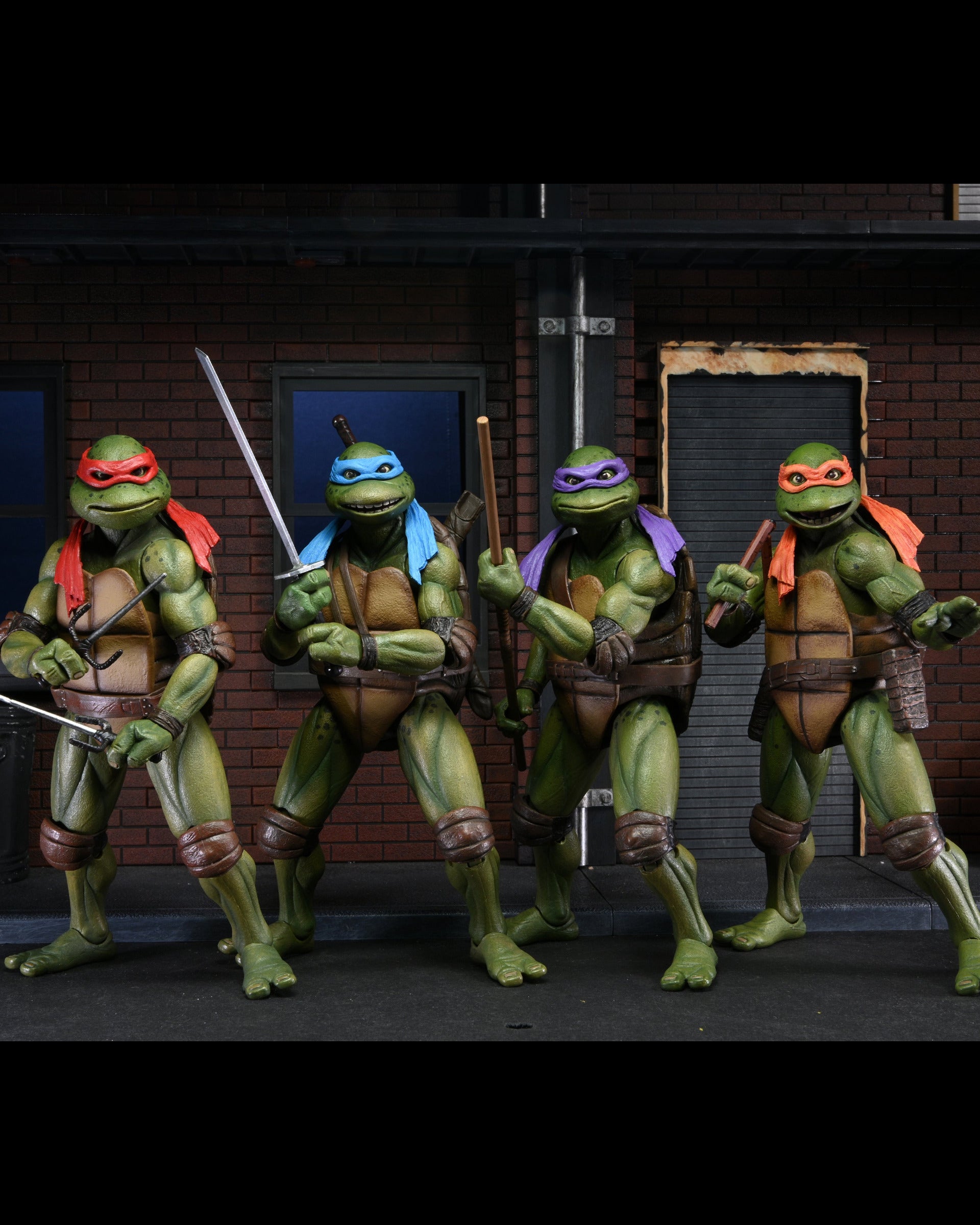 Teenage Mutant Ninja Turtles 2: Secret of the Ooze - Turtles 4-Pack in VHS packaging