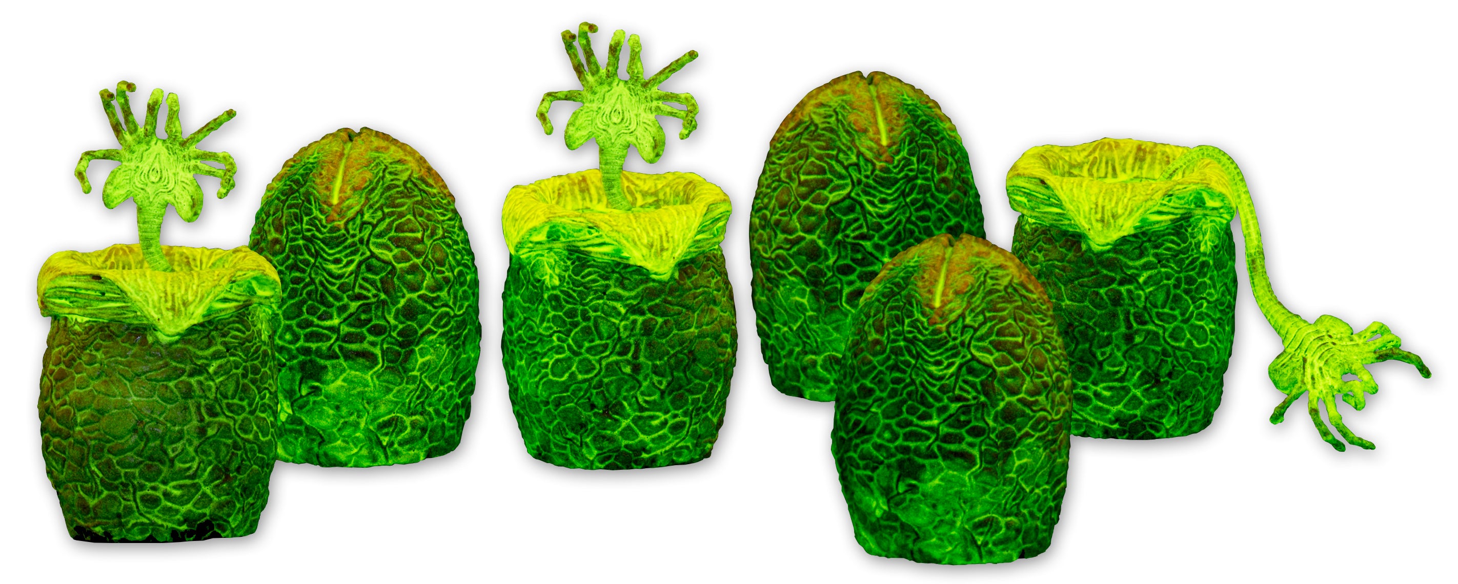Alien - Glow-in-the-Dark Egg Set in Collectible Carton