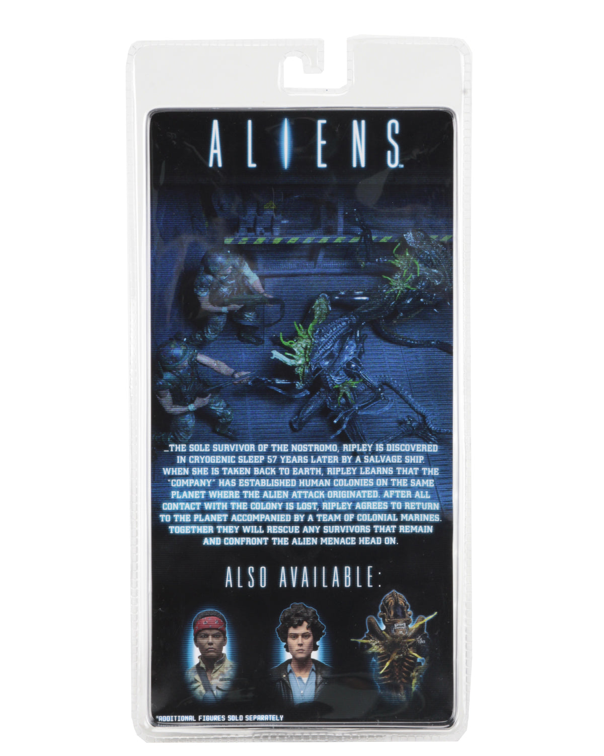 Aliens - Series 12 - Battle Damaged Aliens Warrior 7" Scale Action Figure (BLUE)- NECA