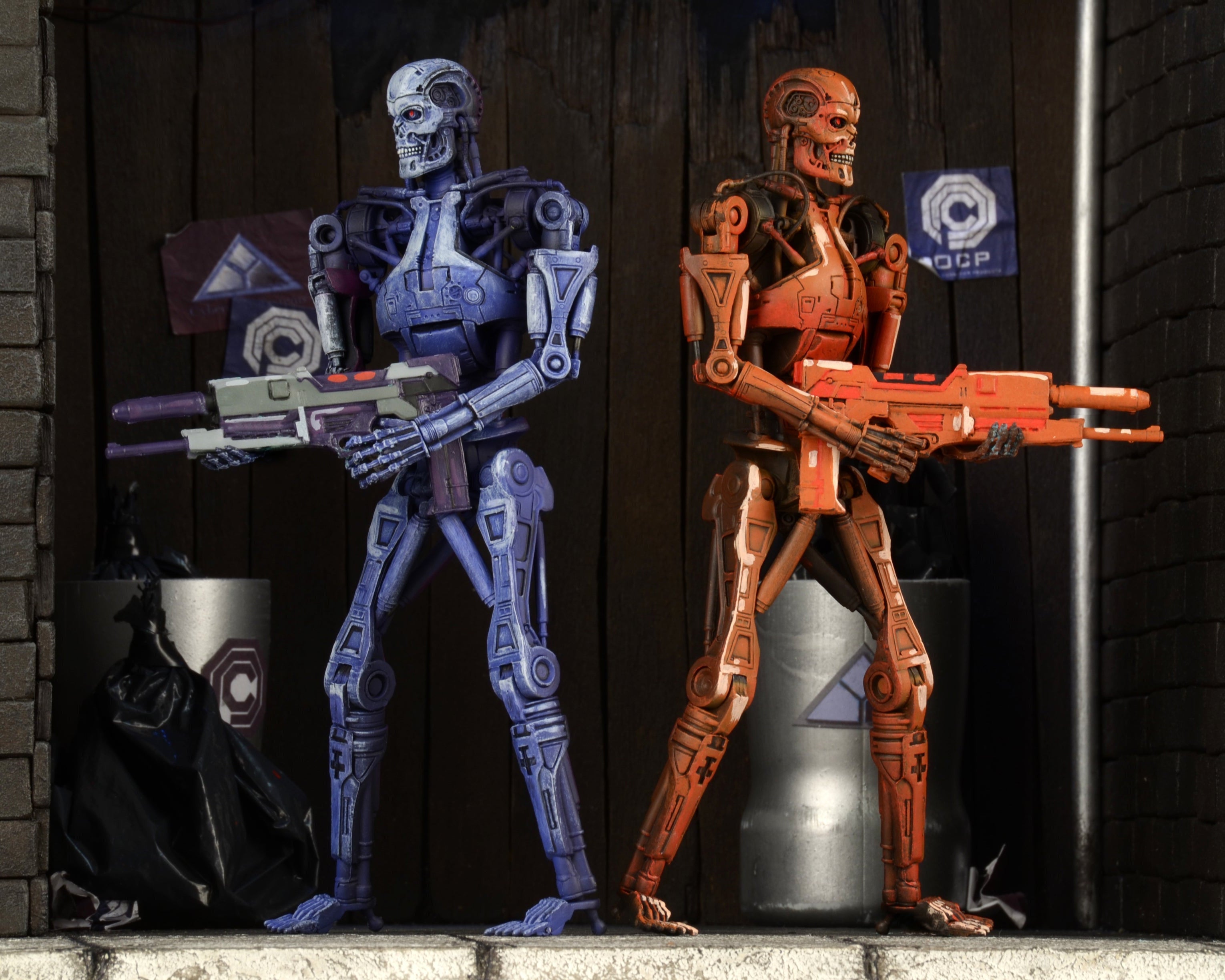 RoboCop Vs The Terminator (1993 Video Game) - Endoskeleton 7" Action Figure (2-Pack) on the NECA Store